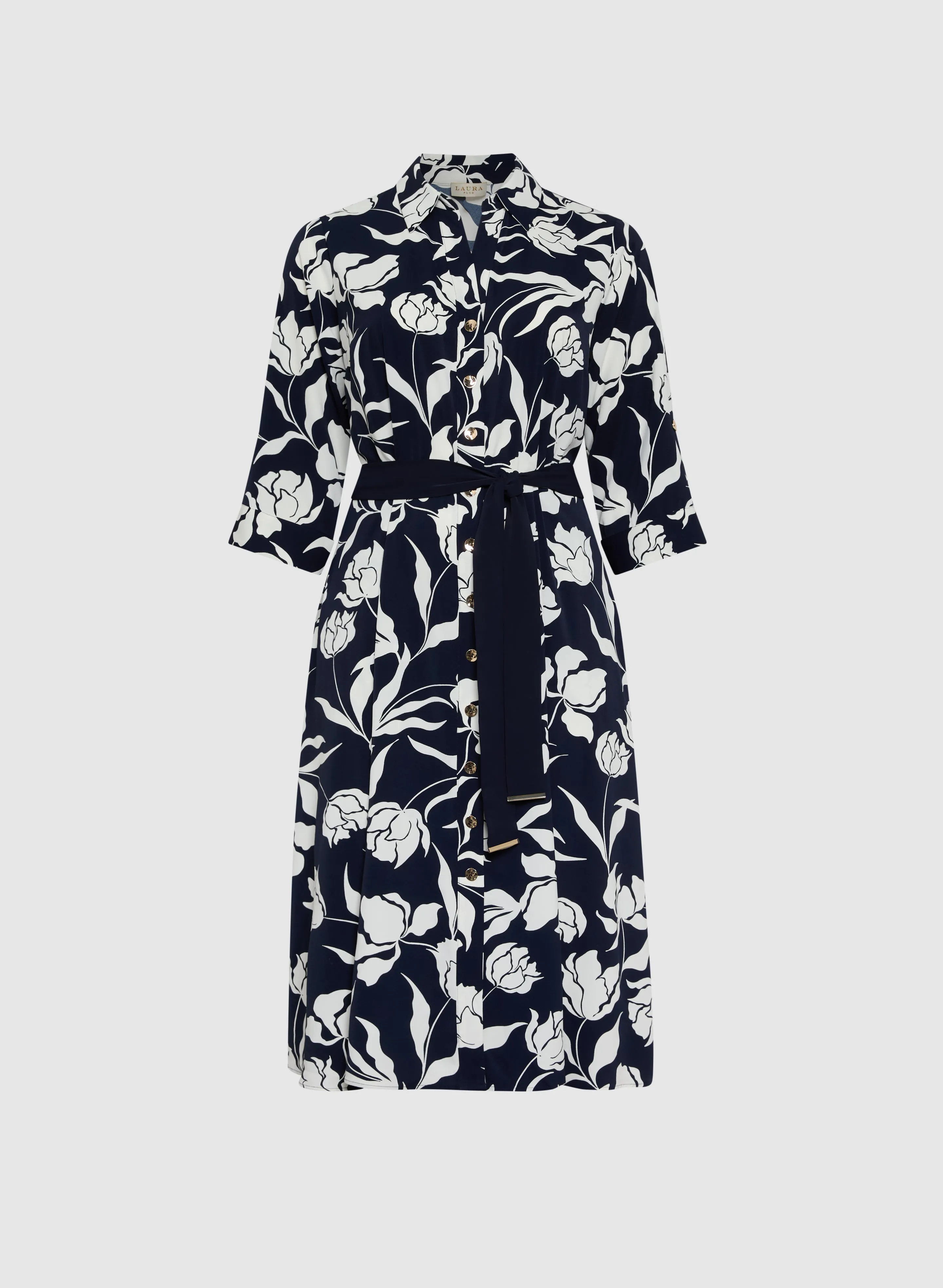 Floral Print Midi Dress sold by Laura product image thumbnail 5
