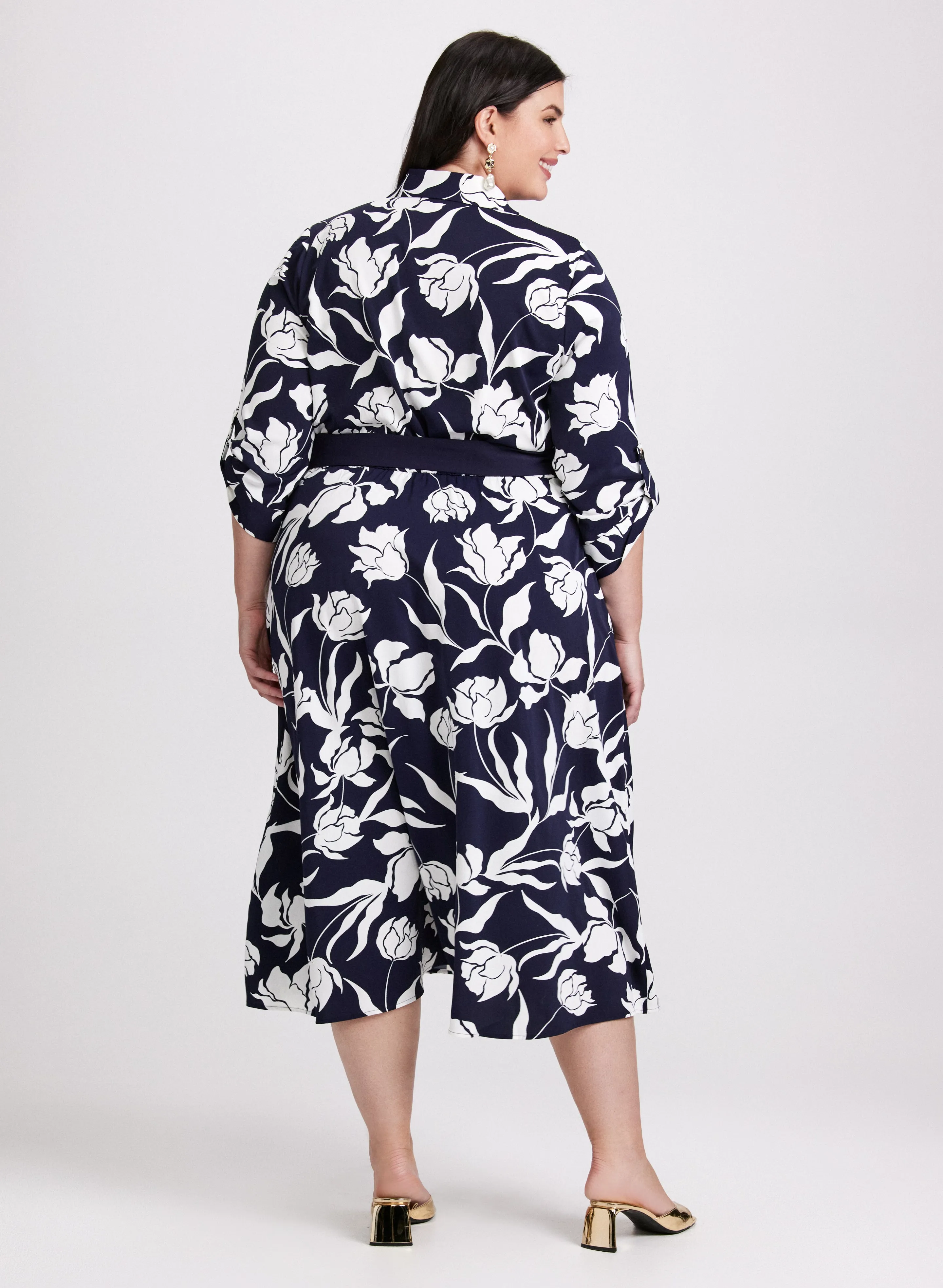 Floral Print Midi Dress sold by Laura product image thumbnail 3