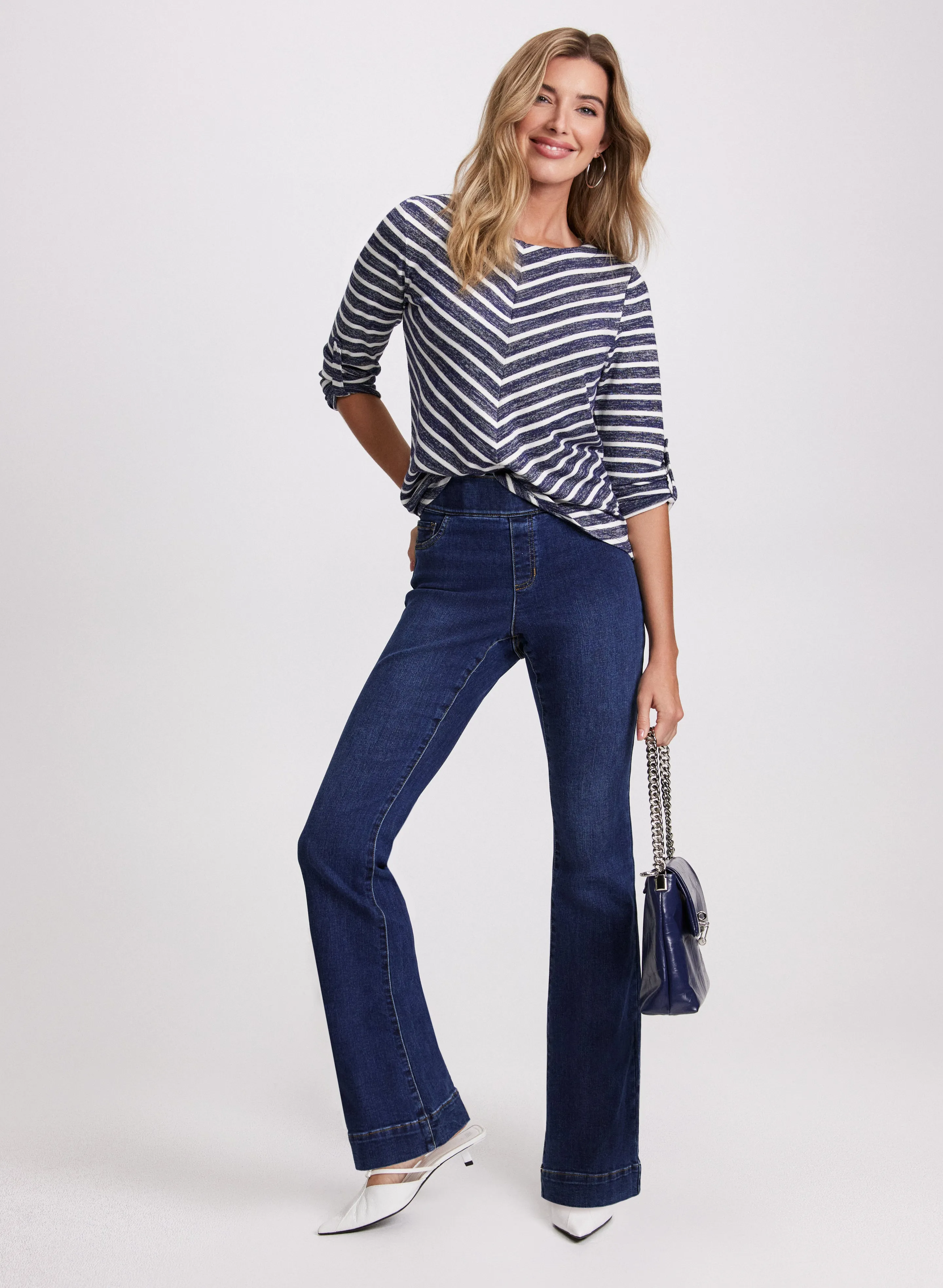 Stripe Knit Top sold by Laura product image thumbnail 3