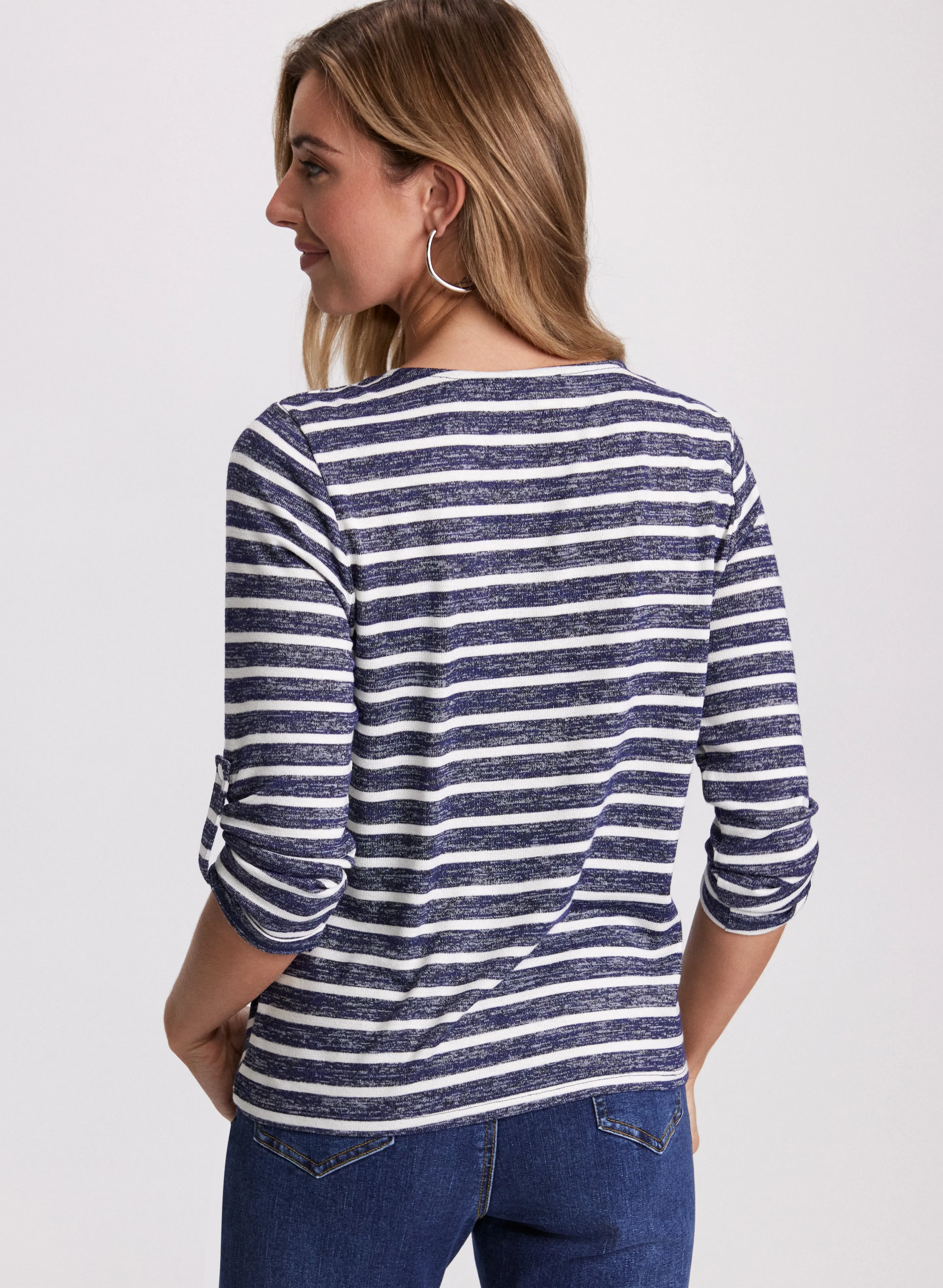 Stripe Knit Top sold by Laura product image thumbnail 4