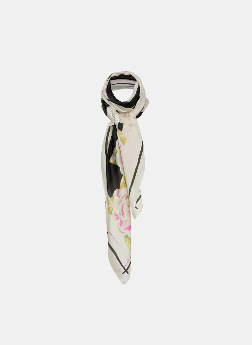 Floral Print Scarf sold by Laura