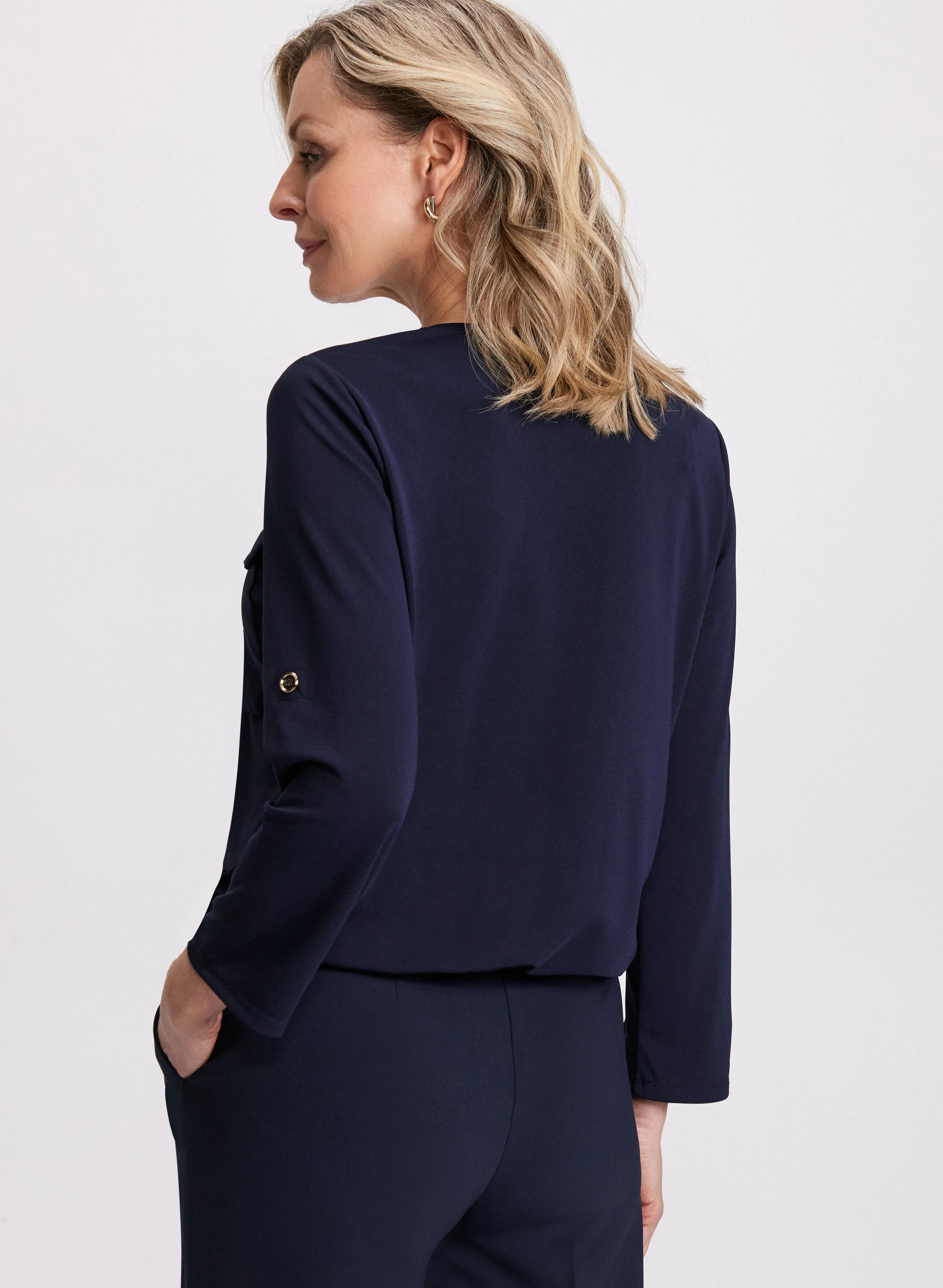 Folded Sleeve Top sold by Laura product image thumbnail 4