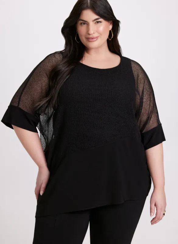 Joseph Ribkoff - Crochet Top sold by Laura