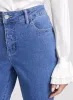 Rhinestone Straight-Leg Jeans sold by Laura