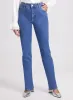 Rhinestone Straight-Leg Jeans sold by Laura