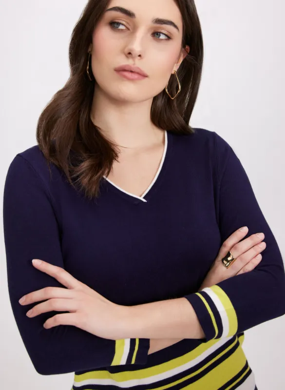 Colour Block Sweater sold by Laura