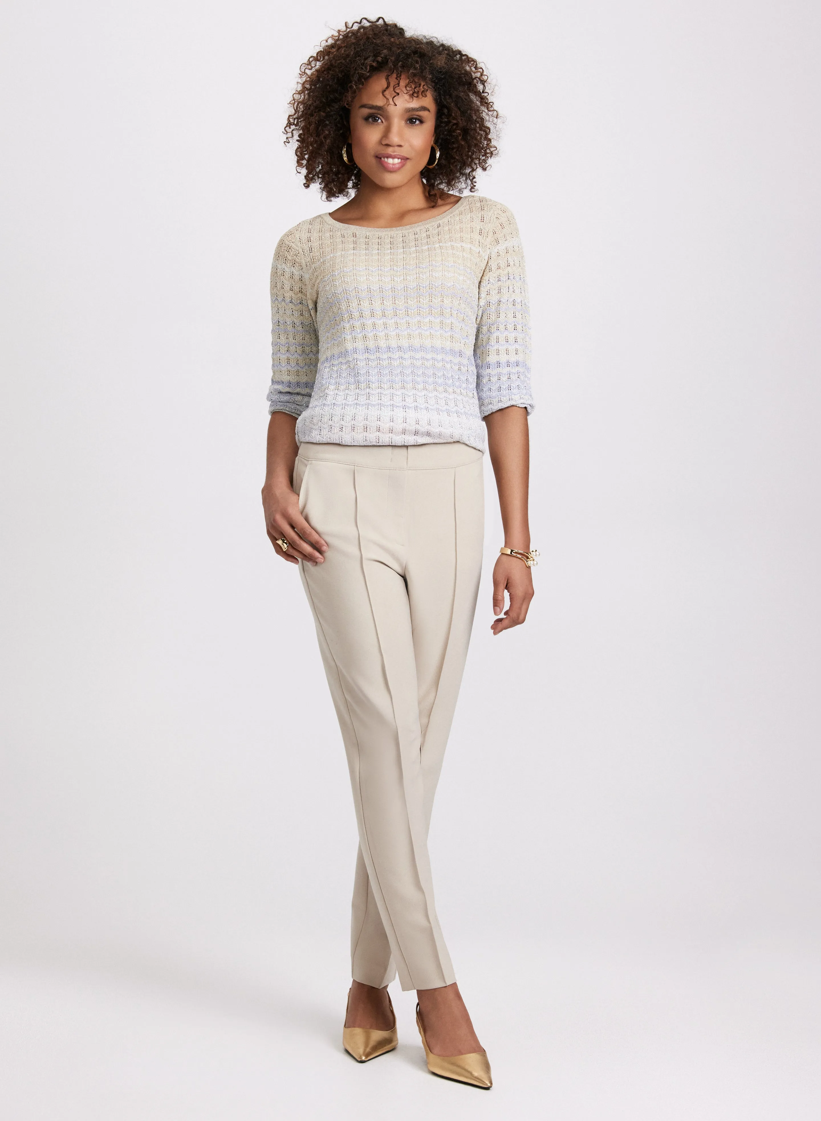 Ombre Open Knit Sweater sold by Laura product image thumbnail 2