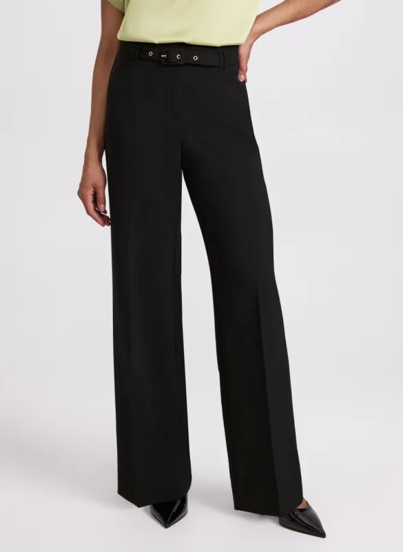 Olivia Belted Wide-Leg Pants sold by Laura