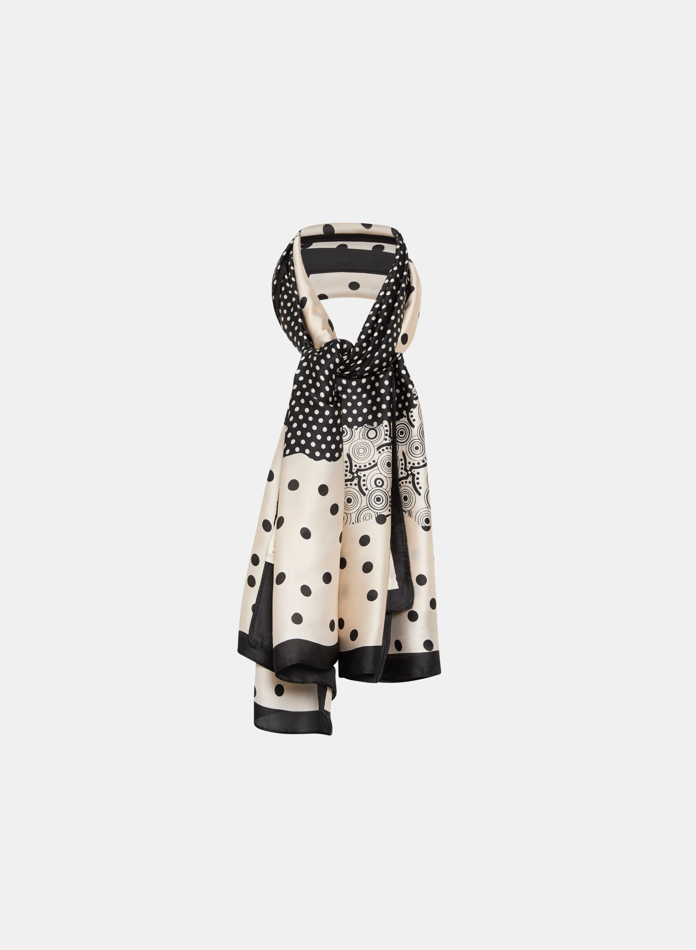 Silky Polka Dot Scarf sold by Laura