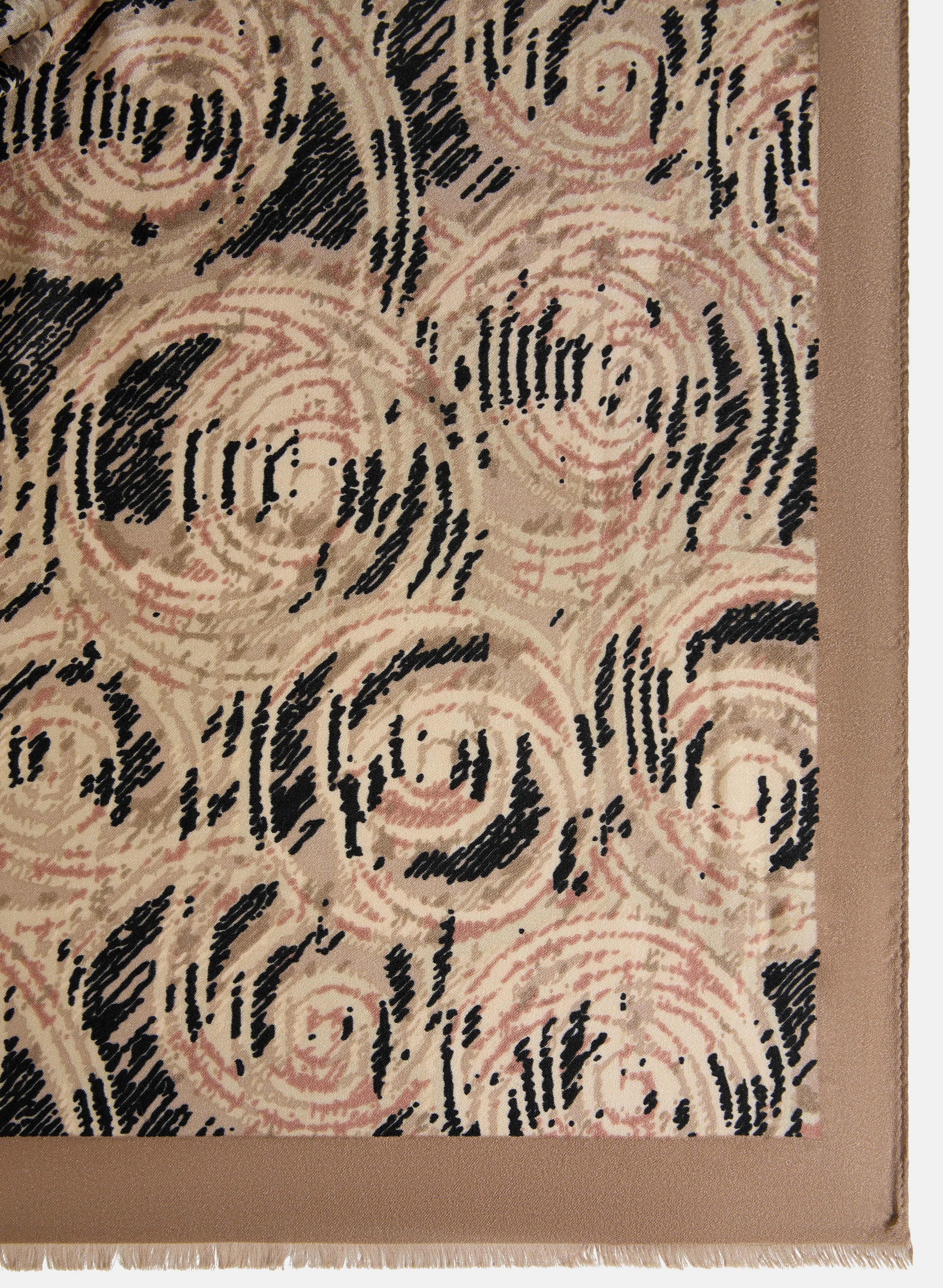 Abstract Swirl Print Scarf sold by Laura product image thumbnail 3