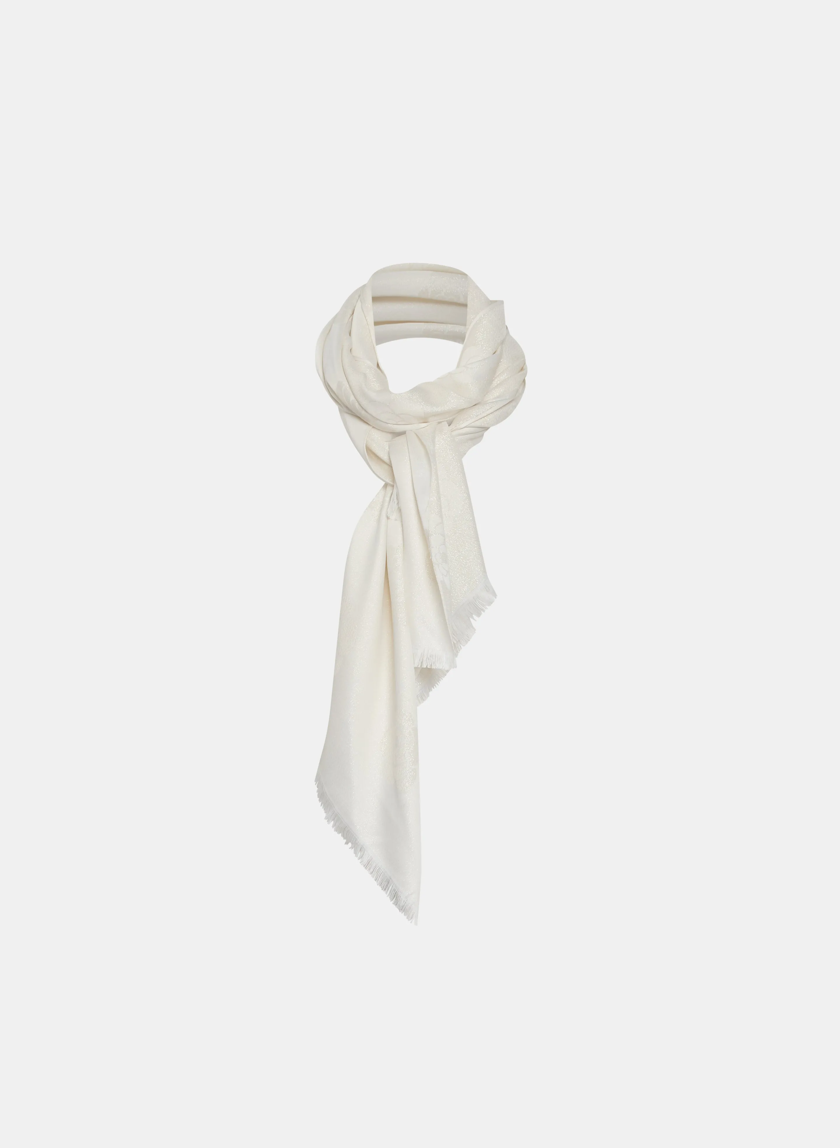 Tonal Rose Print Scarf sold by Laura