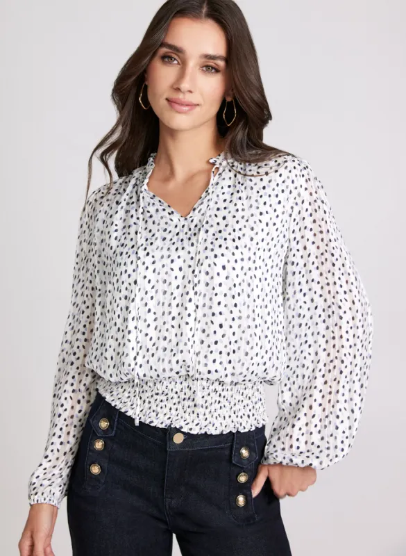 Polka Dot Blouse sold by Laura