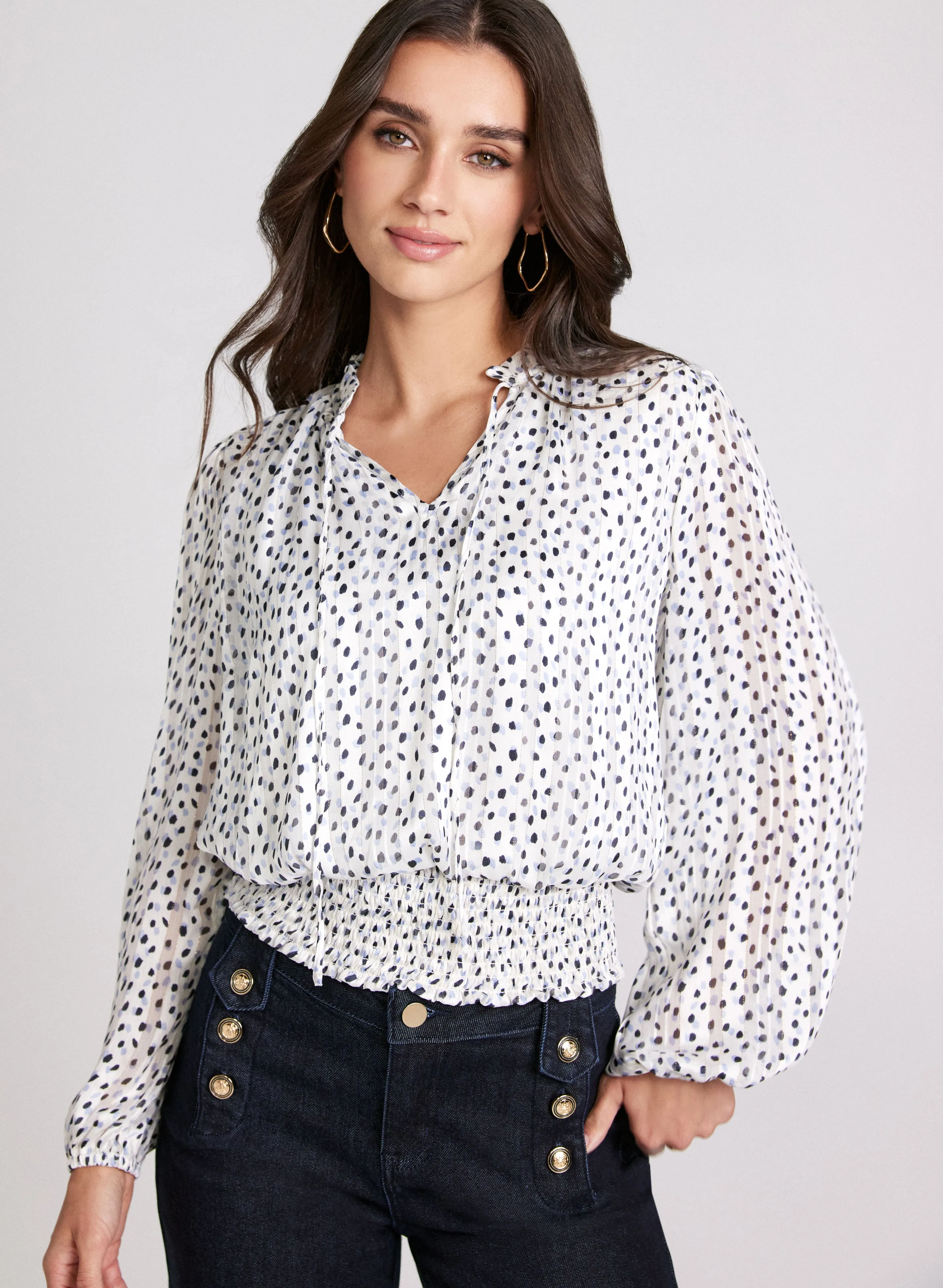 Polka Dot Blouse sold by Laura