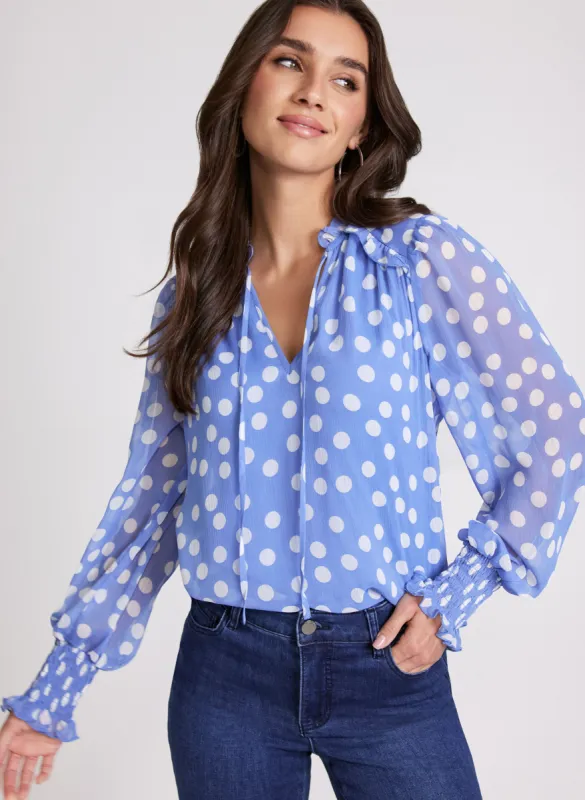 Polka Dot Blouse sold by Laura