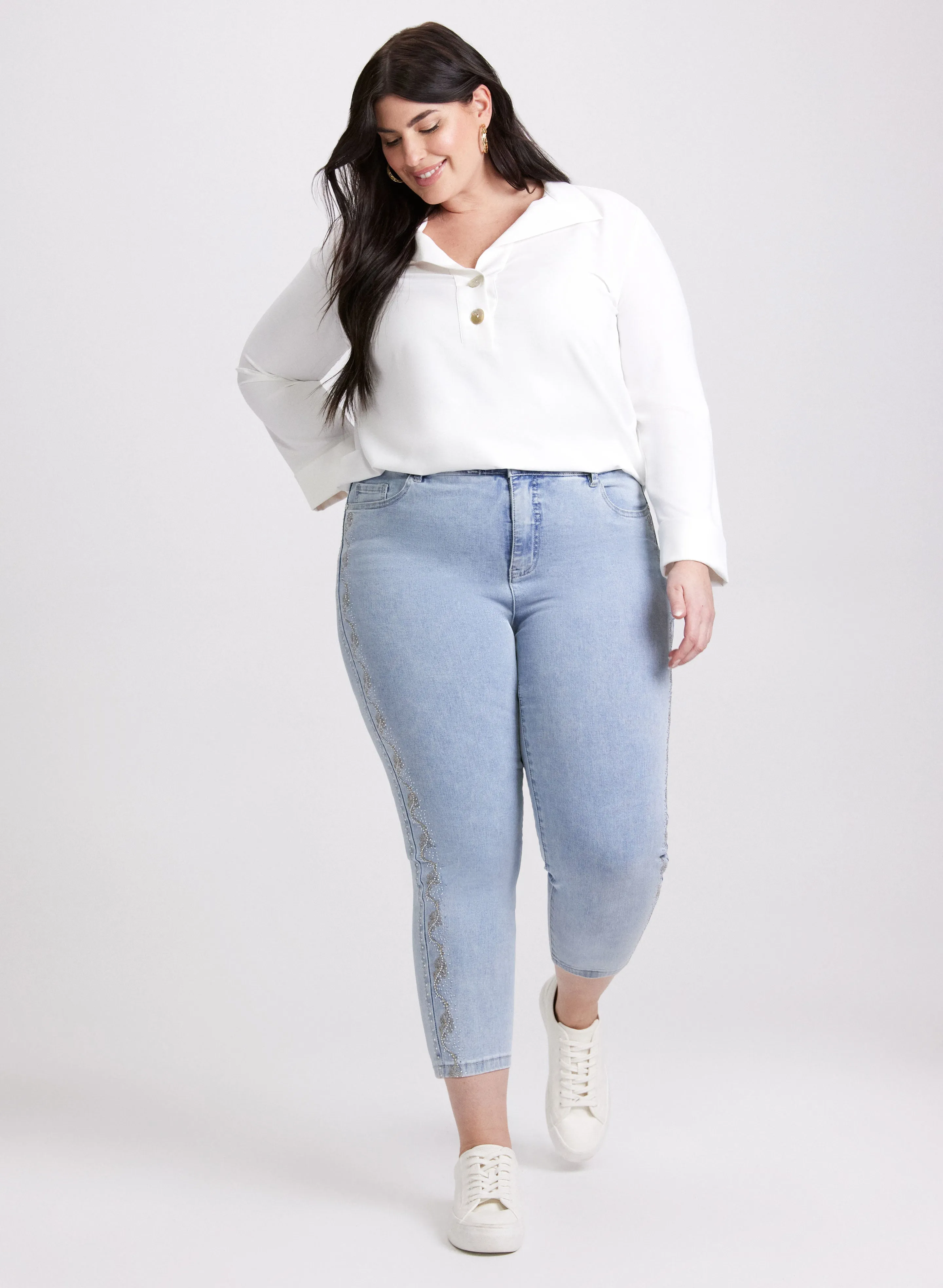 Joseph Ribkoff - Pearlized Button Blouse sold by Laura product image thumbnail 3