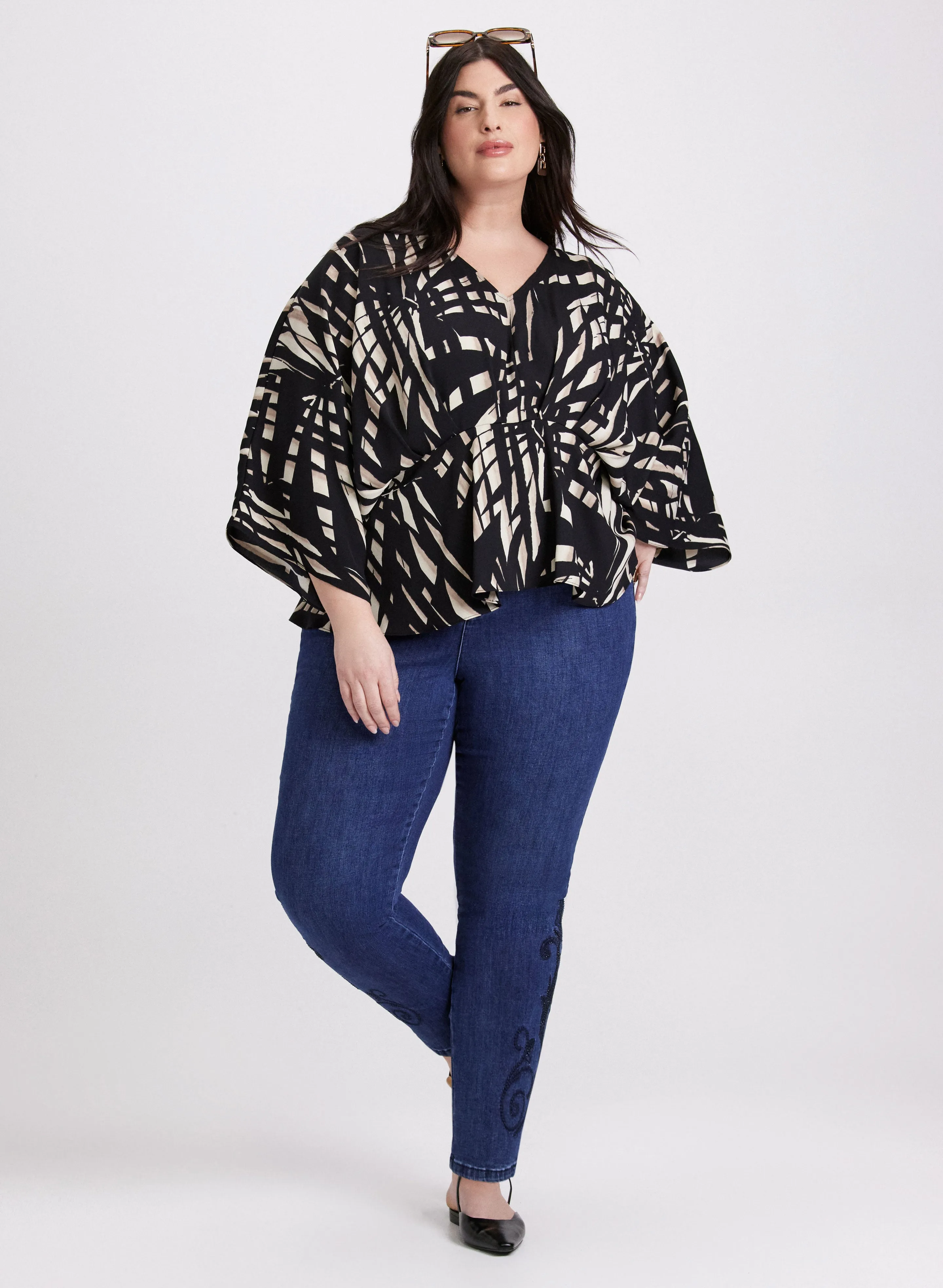 Joseph Ribkoff - Abstract Print Blouse sold by Laura product image thumbnail 3