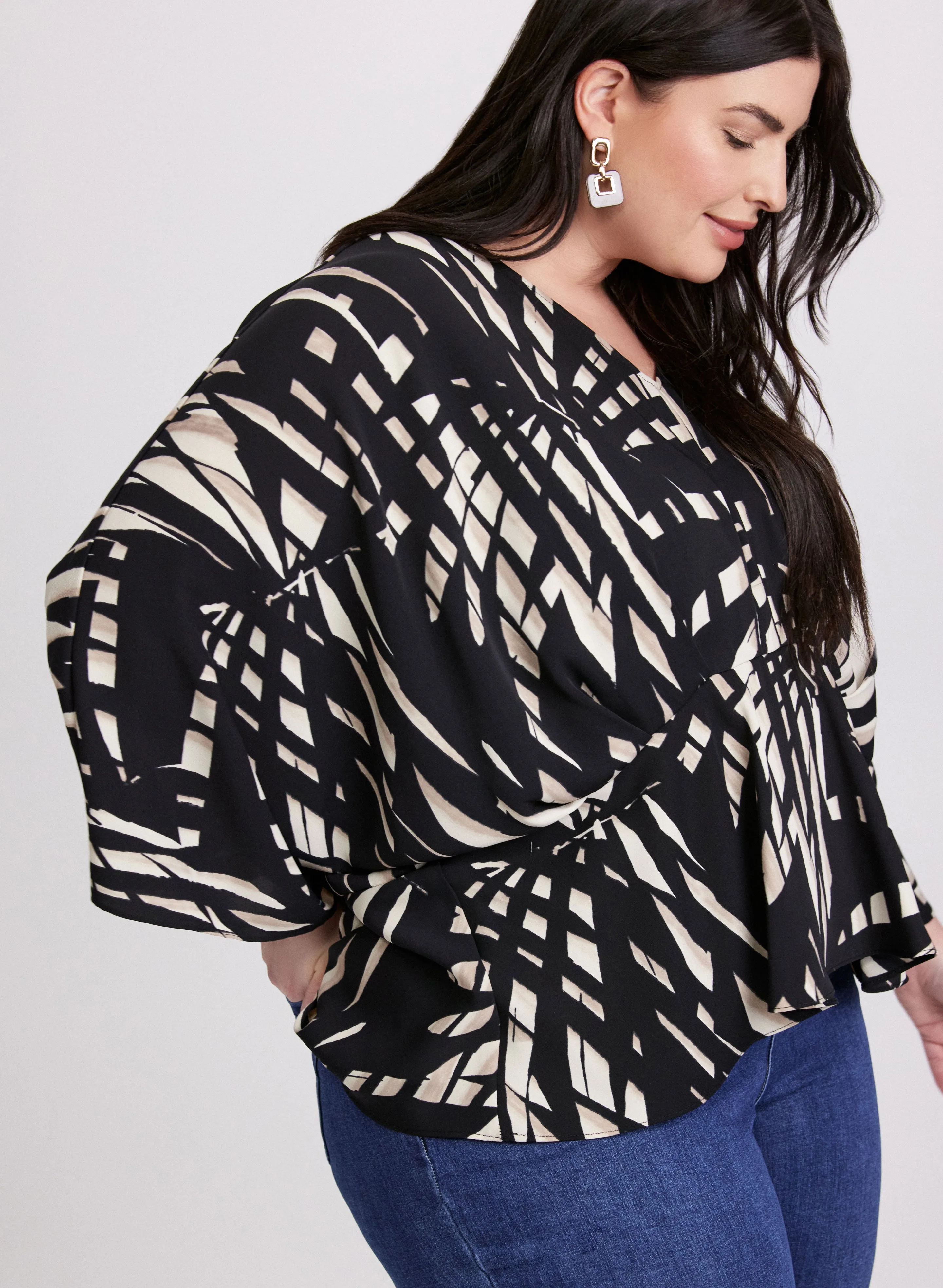 Joseph Ribkoff - Abstract Print Blouse sold by Laura product image thumbnail 2