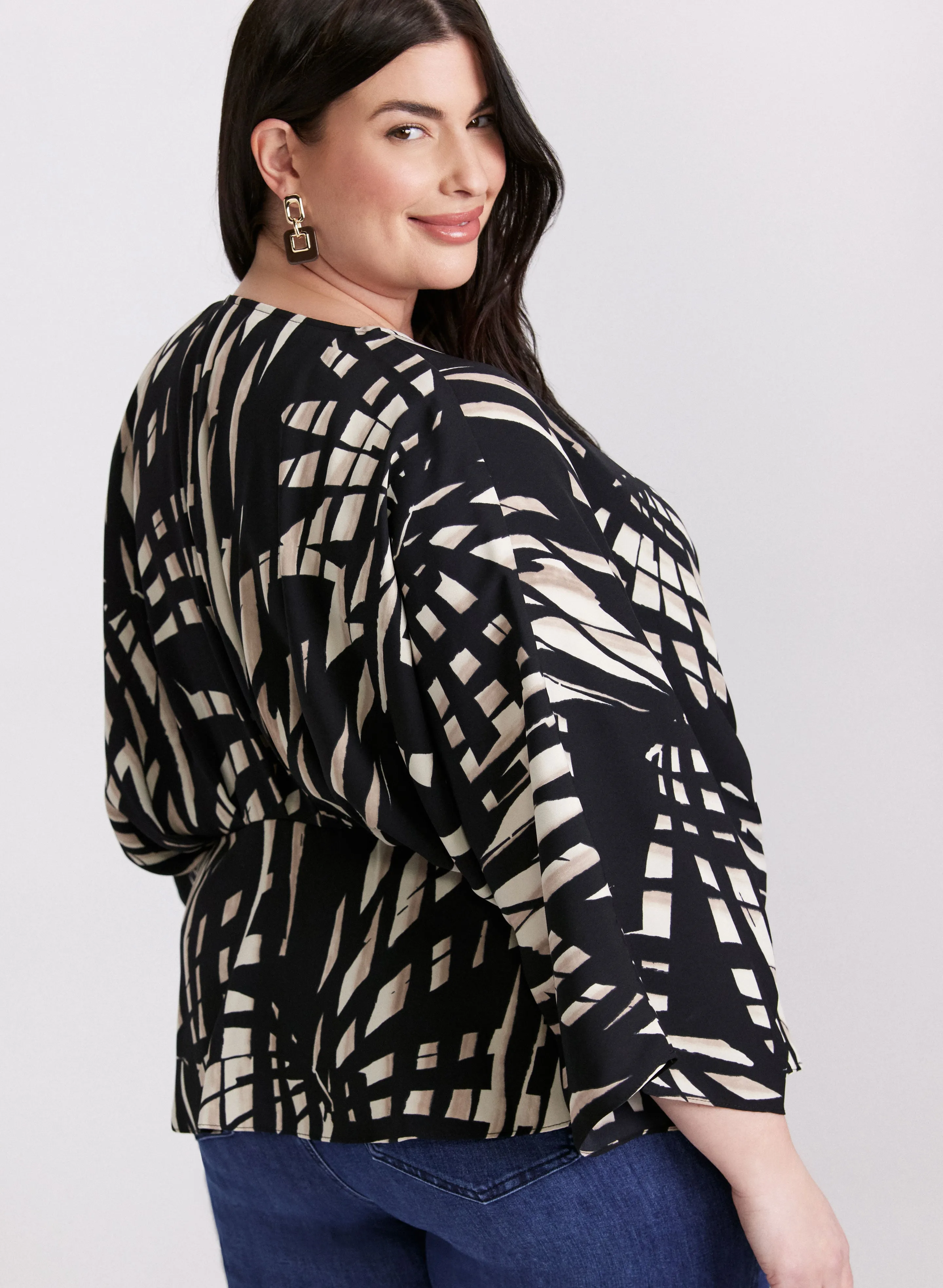 Joseph Ribkoff - Abstract Print Blouse sold by Laura product image thumbnail 4
