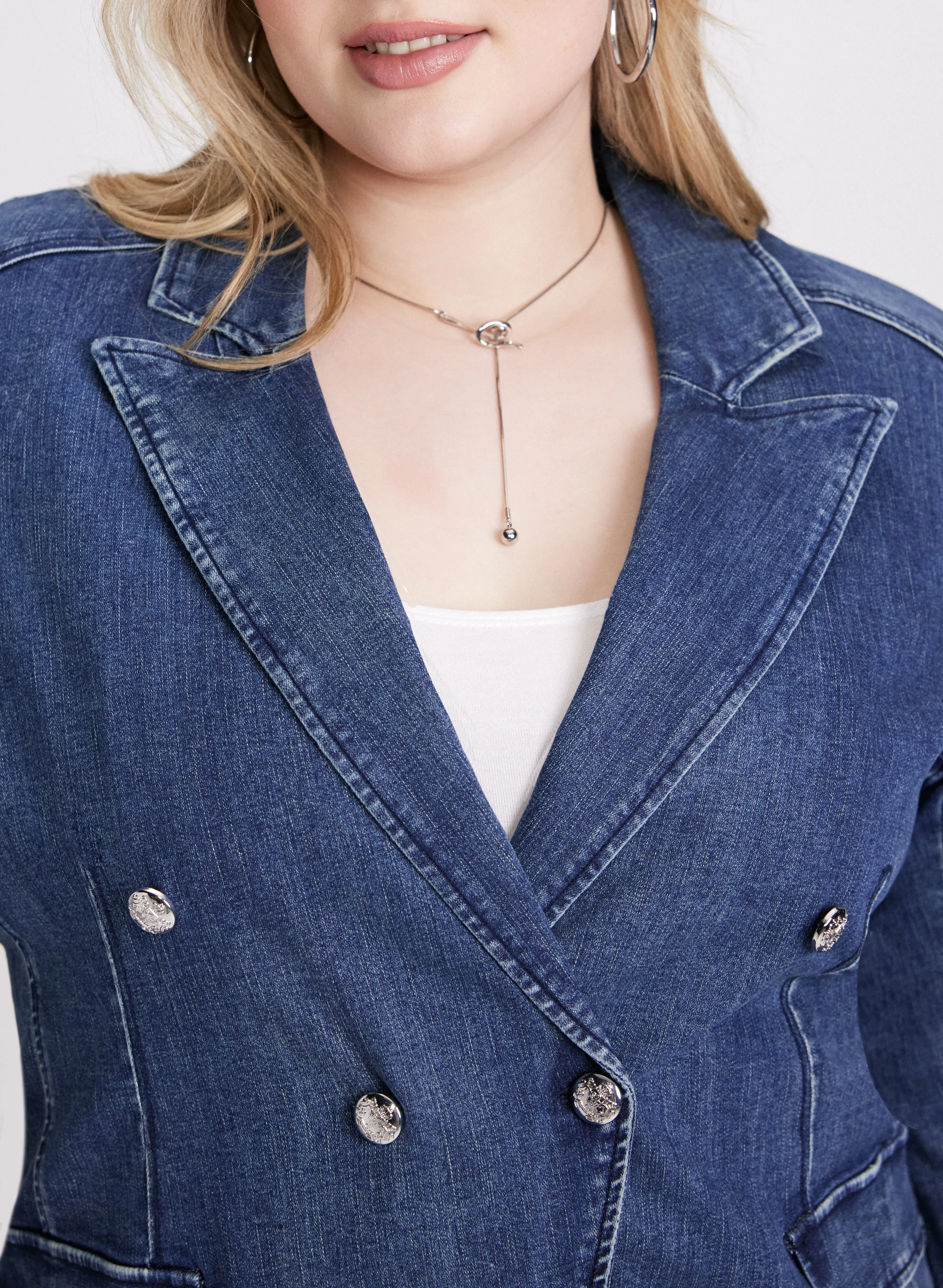 Joseph Ribkoff - Button Denim Jacket sold by Laura product image thumbnail 5