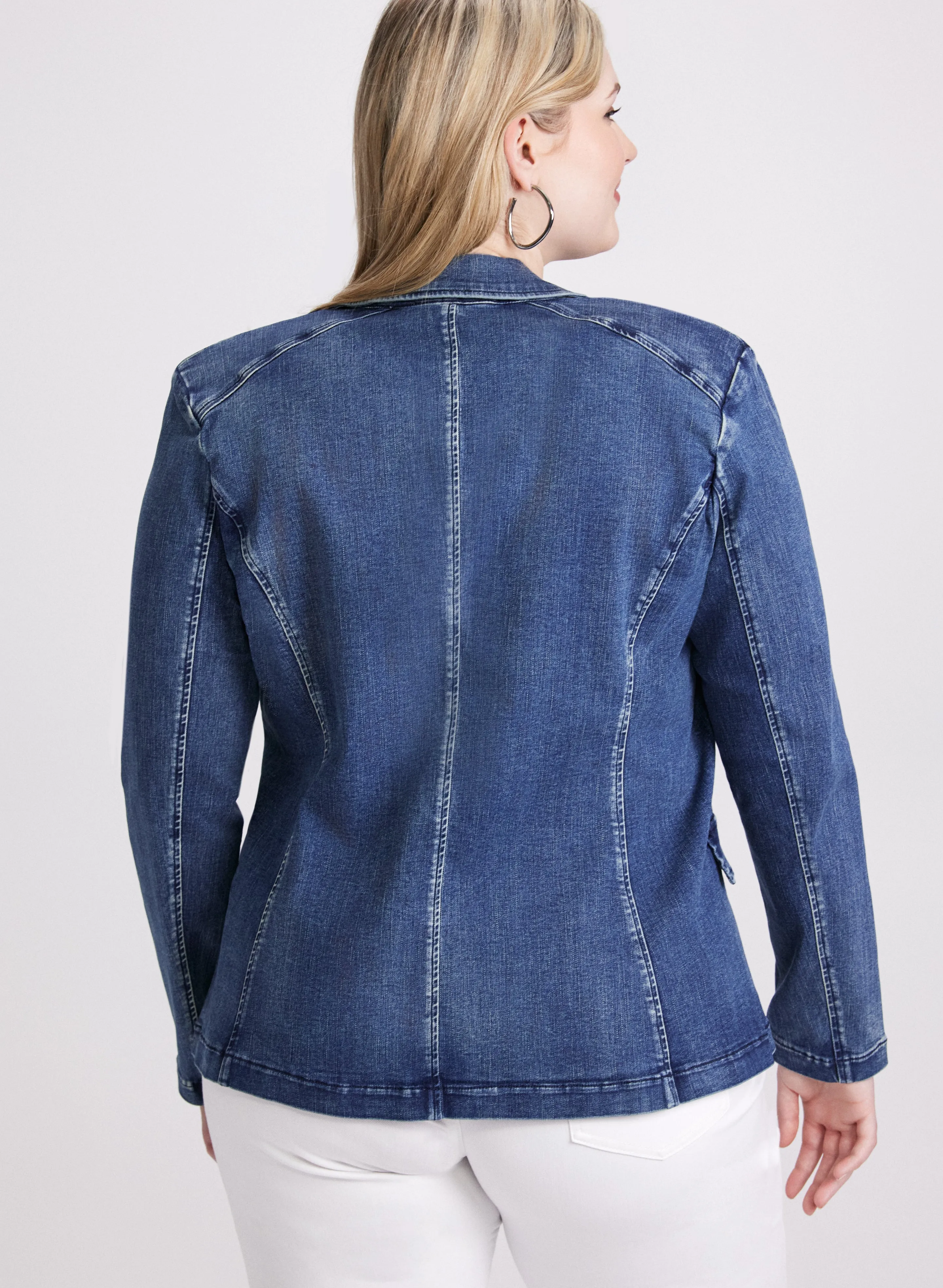 Joseph Ribkoff - Button Denim Jacket sold by Laura product image thumbnail 3