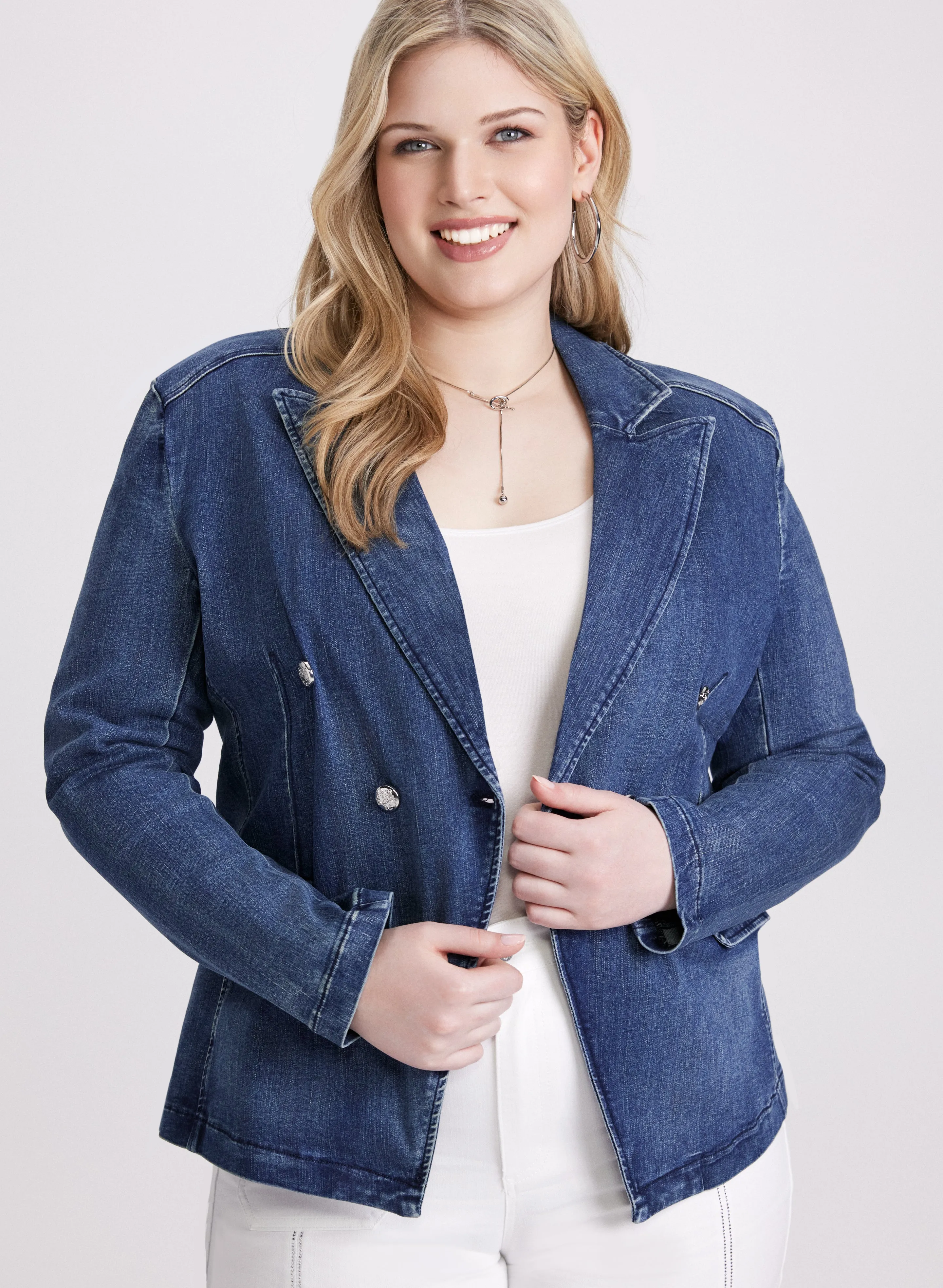 Joseph Ribkoff - Button Denim Jacket sold by Laura product image thumbnail 2
