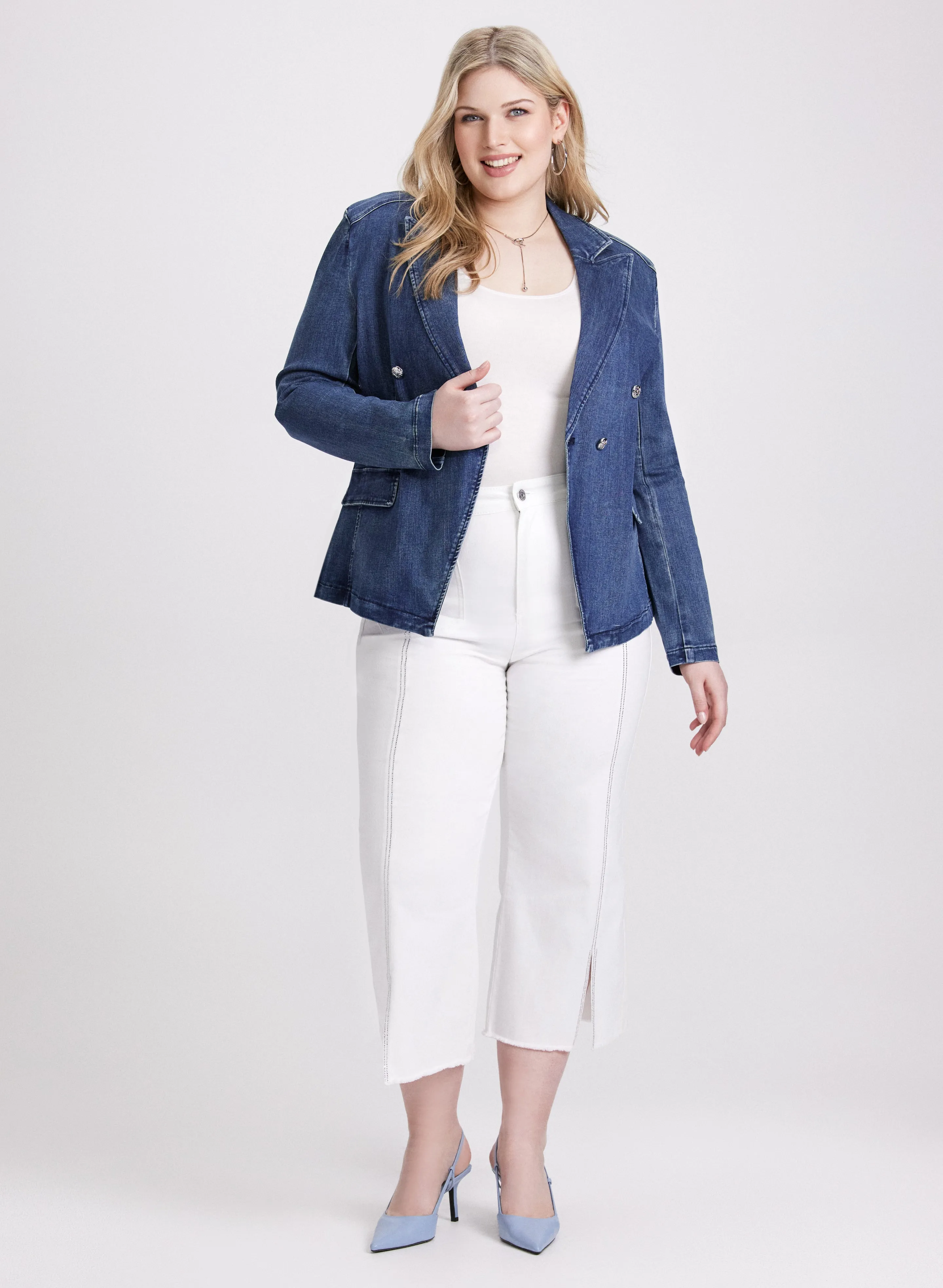 Joseph Ribkoff - Button Denim Jacket sold by Laura product image thumbnail 4