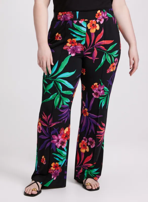 Joseph Ribkoff - Leaf Print Pants sold by Laura