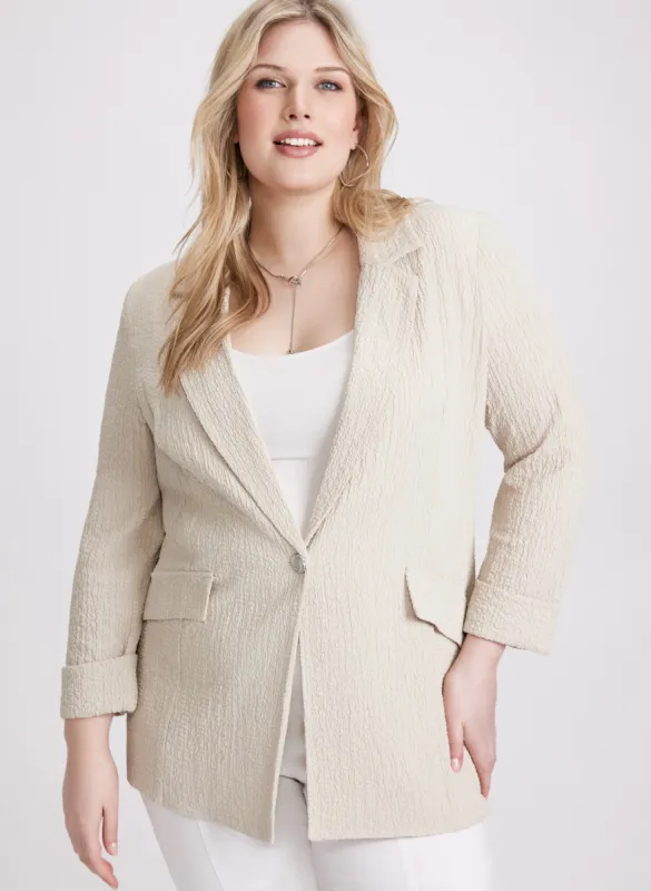 Joseph Ribkoff - Crinkle Jacket made by Laura