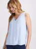 Sleeveless V-Neck Blouse sold by Laura
