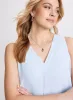 Sleeveless V-Neck Blouse sold by Laura