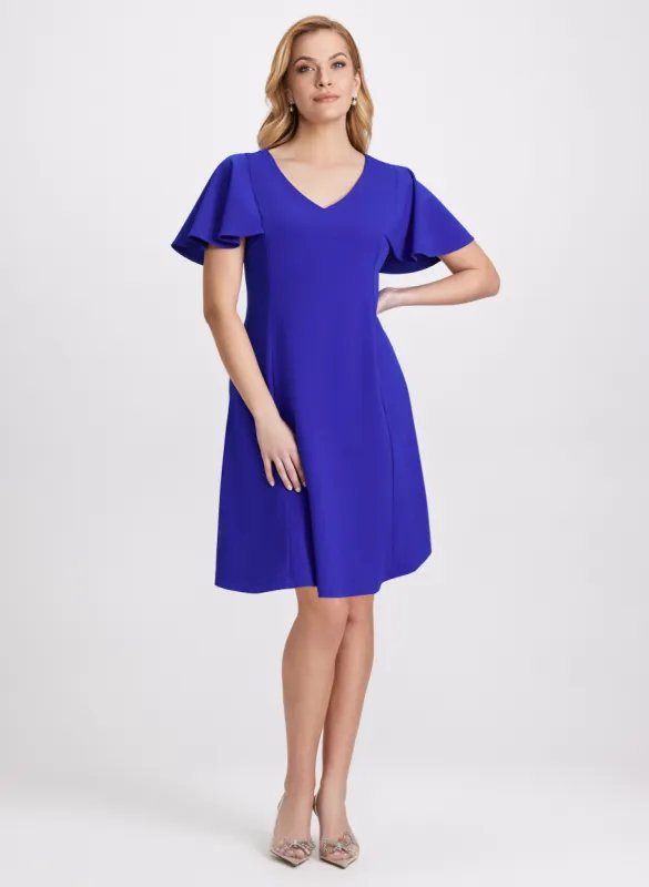 Flutter Sleeve Dress sold by Laura