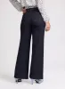 Embossed Button Wide-Leg Jeans sold by Laura