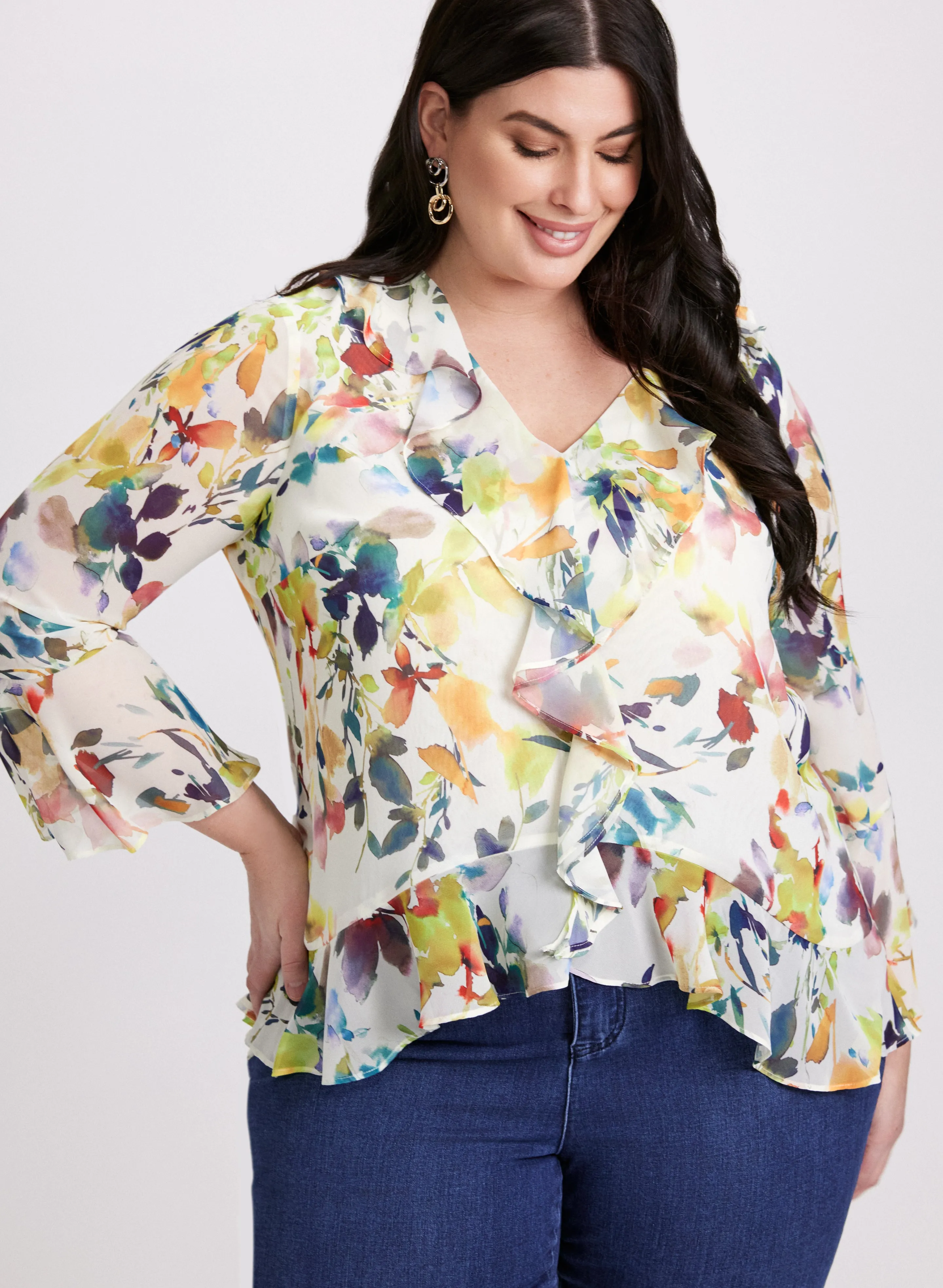 Floral Print Blouse sold by Laura product image thumbnail 2