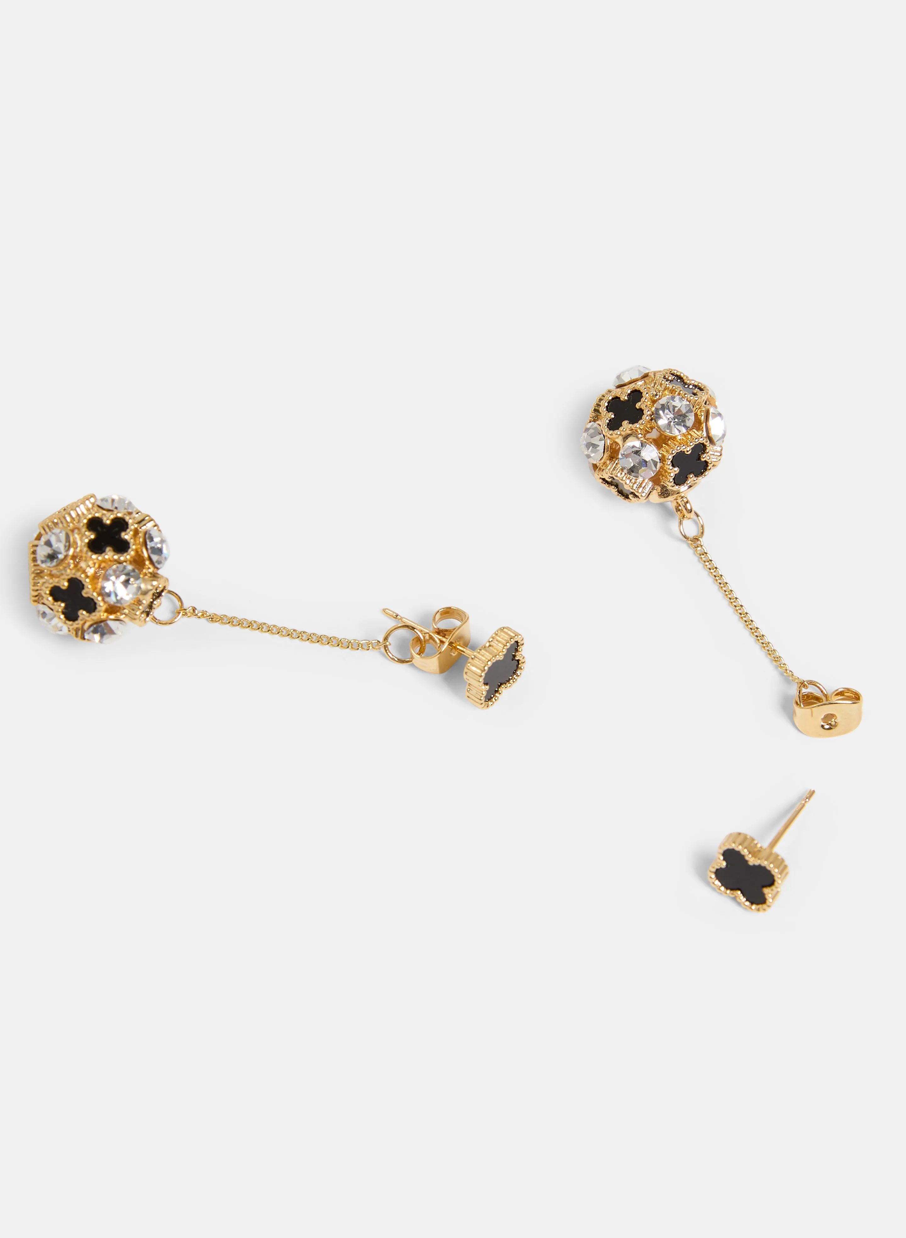 Resin Clover Earrings sold by Laura product image thumbnail 2