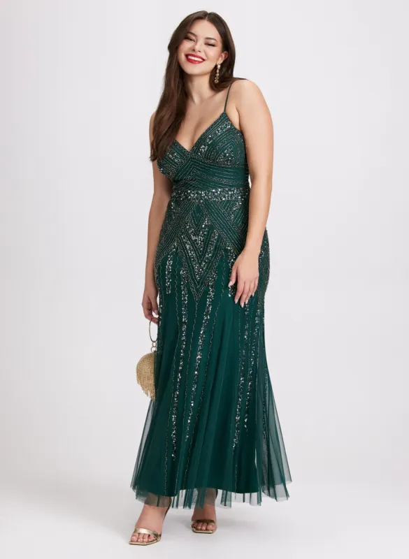 Embellished Evening Gown sold by Laura