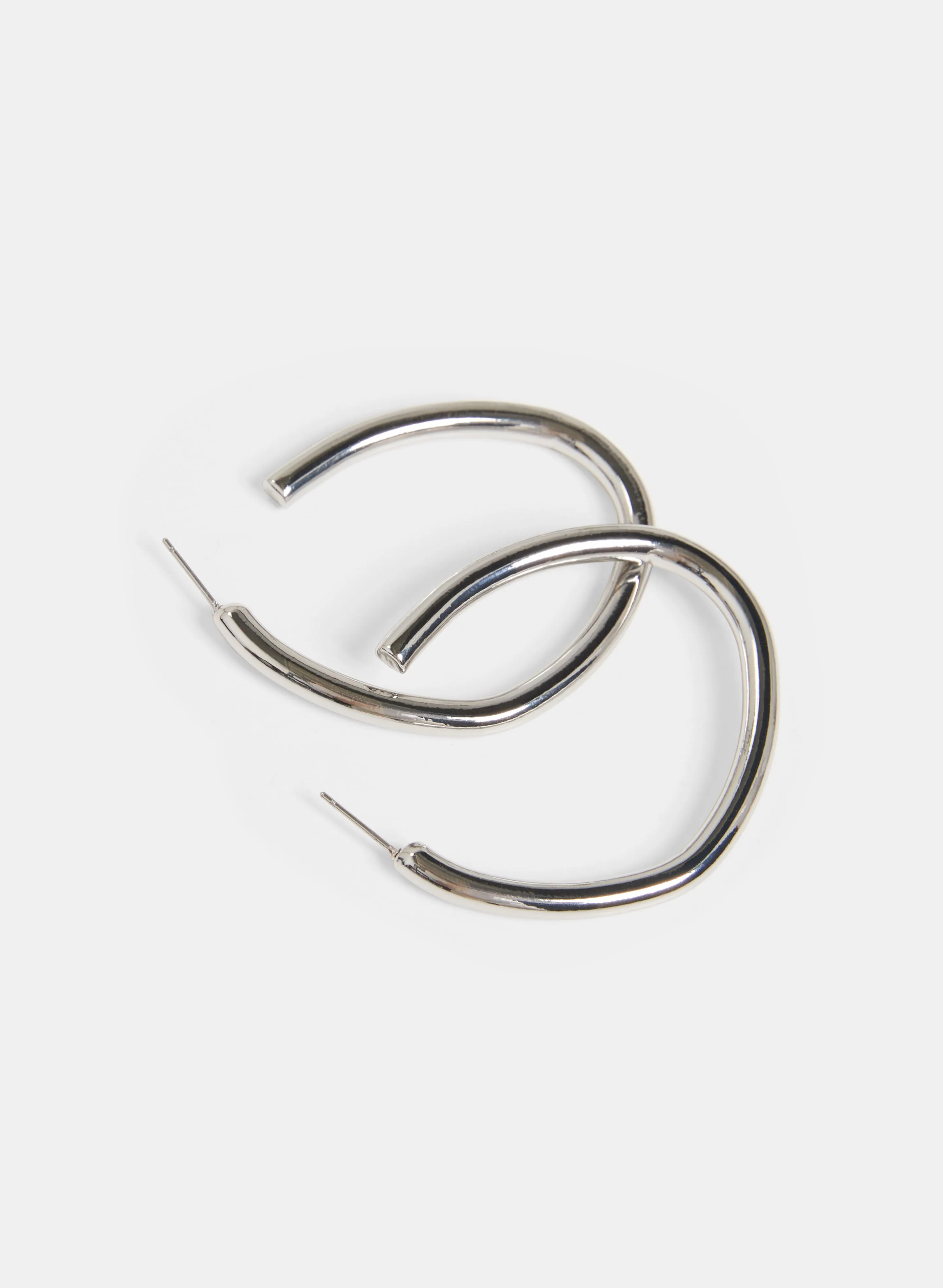 Metallic Hoop Earrings sold by Laura product image thumbnail 2