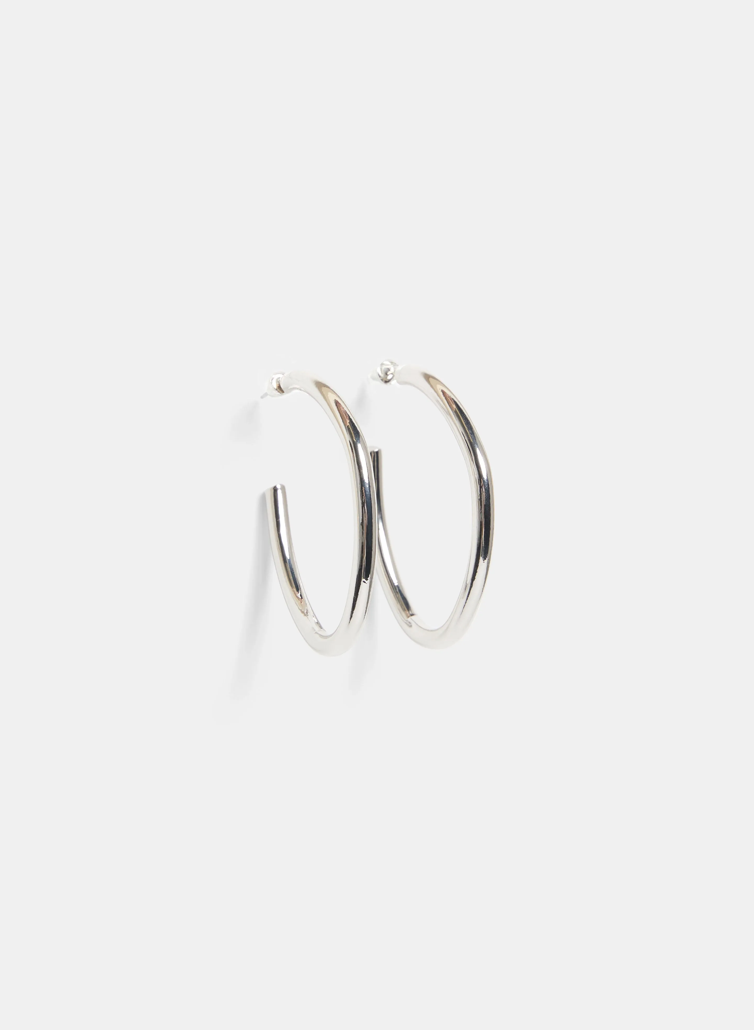 Metallic Hoop Earrings sold by Laura product image thumbnail 4
