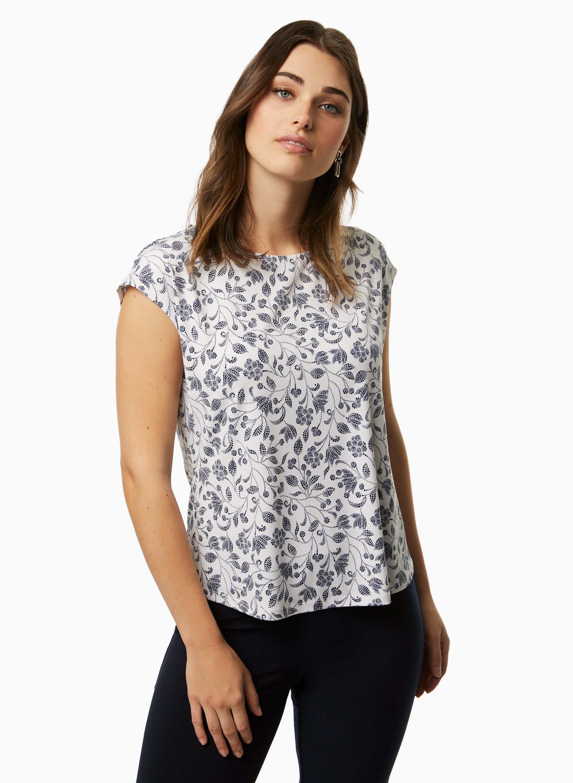 Floral Print Top sold by Laura
