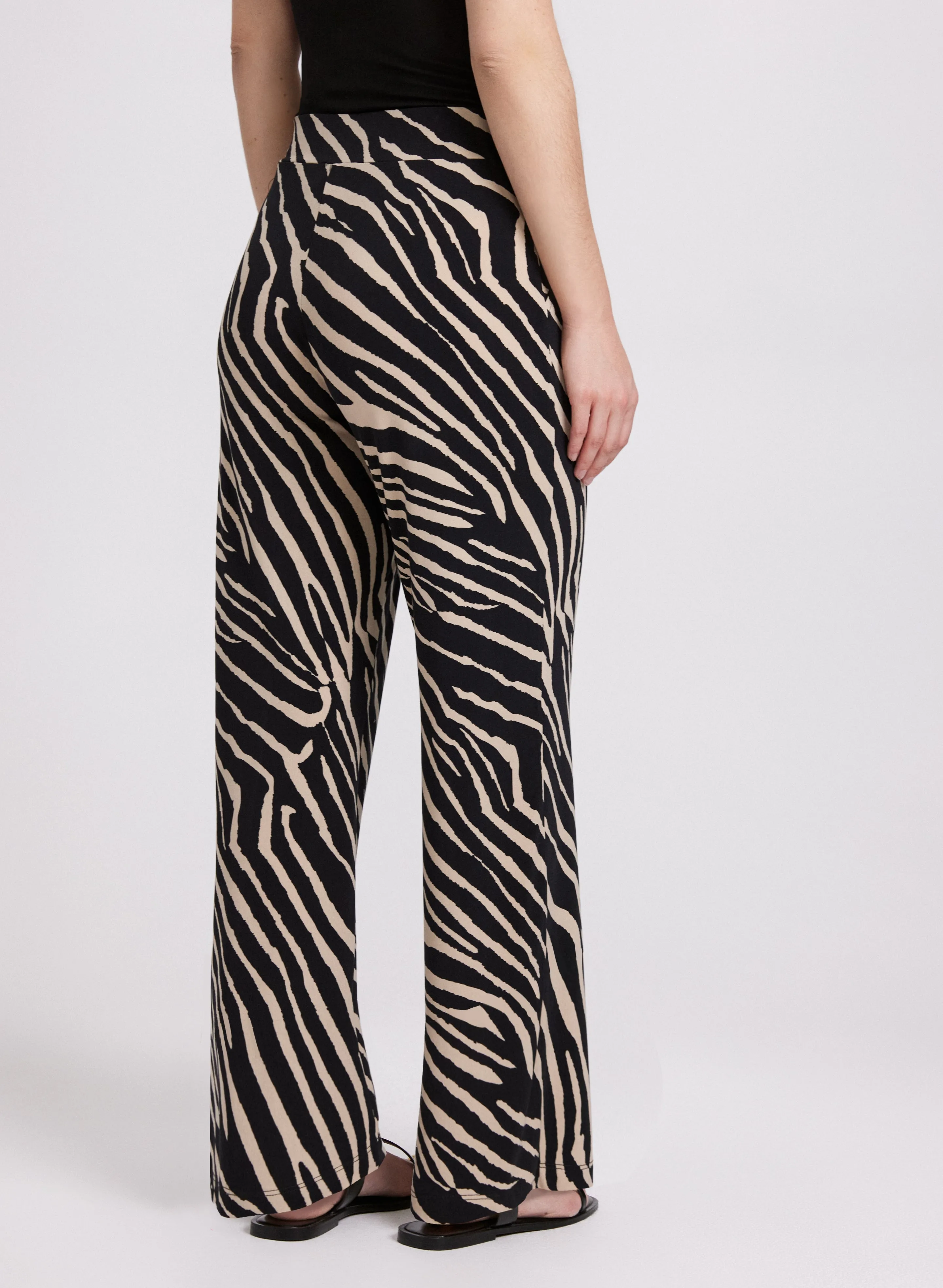 Olivia Zebra Print Wide-Leg Pants sold by Laura product image thumbnail 3