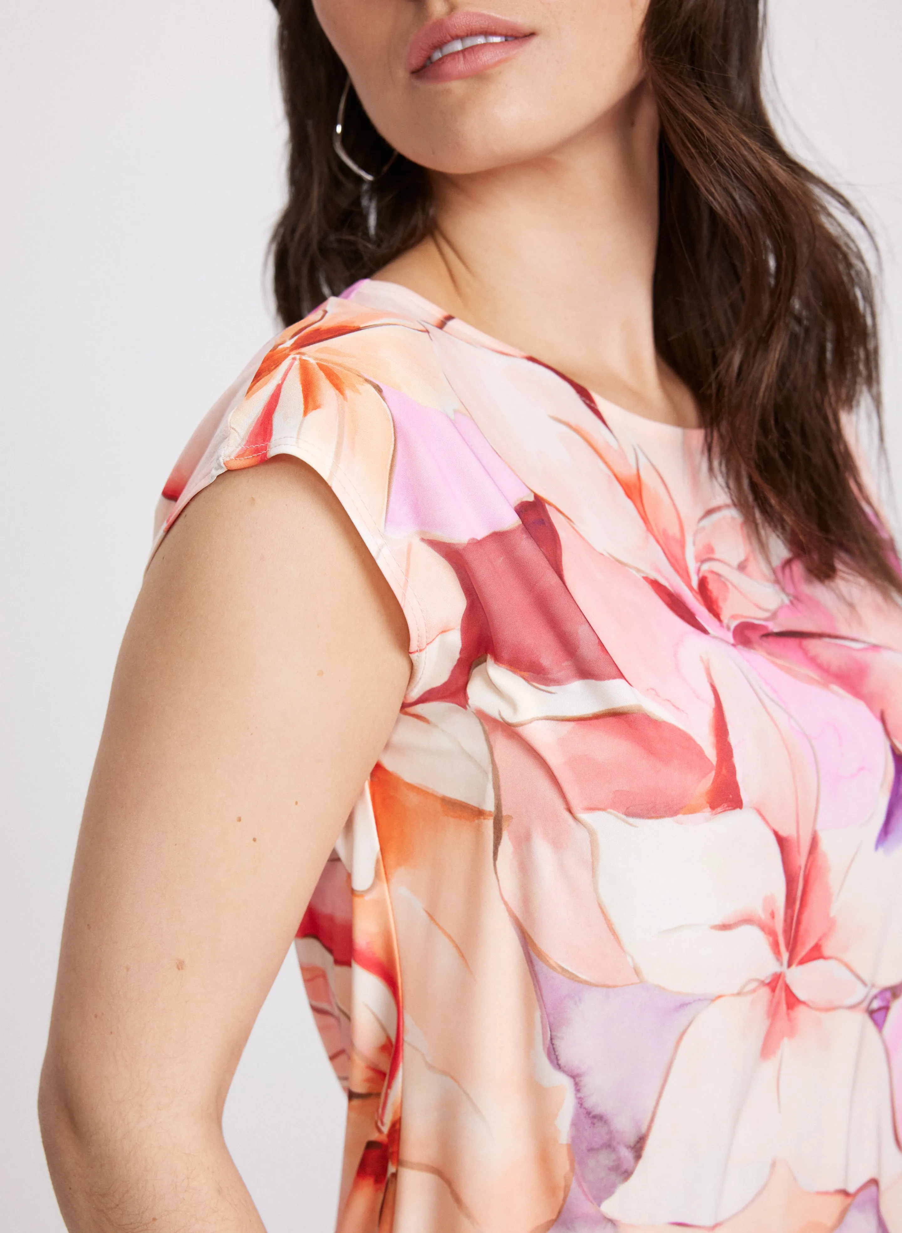 Floral Cap Sleeve Top sold by Laura product image thumbnail 5