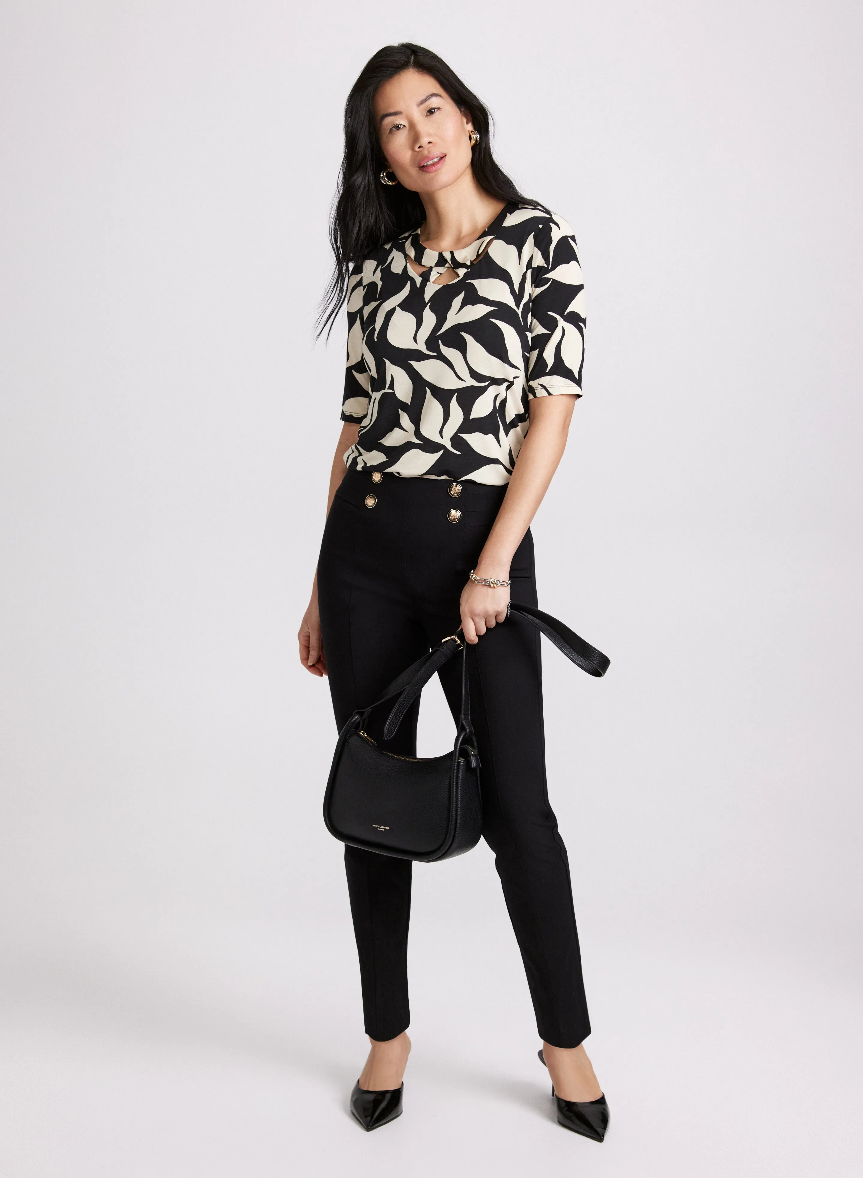 Leaf Print Top sold by Laura product image thumbnail 3