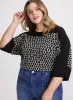 Chain Link Print Top sold by Laura