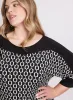 Chain Link Print Top sold by Laura