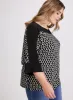 Chain Link Print Top sold by Laura