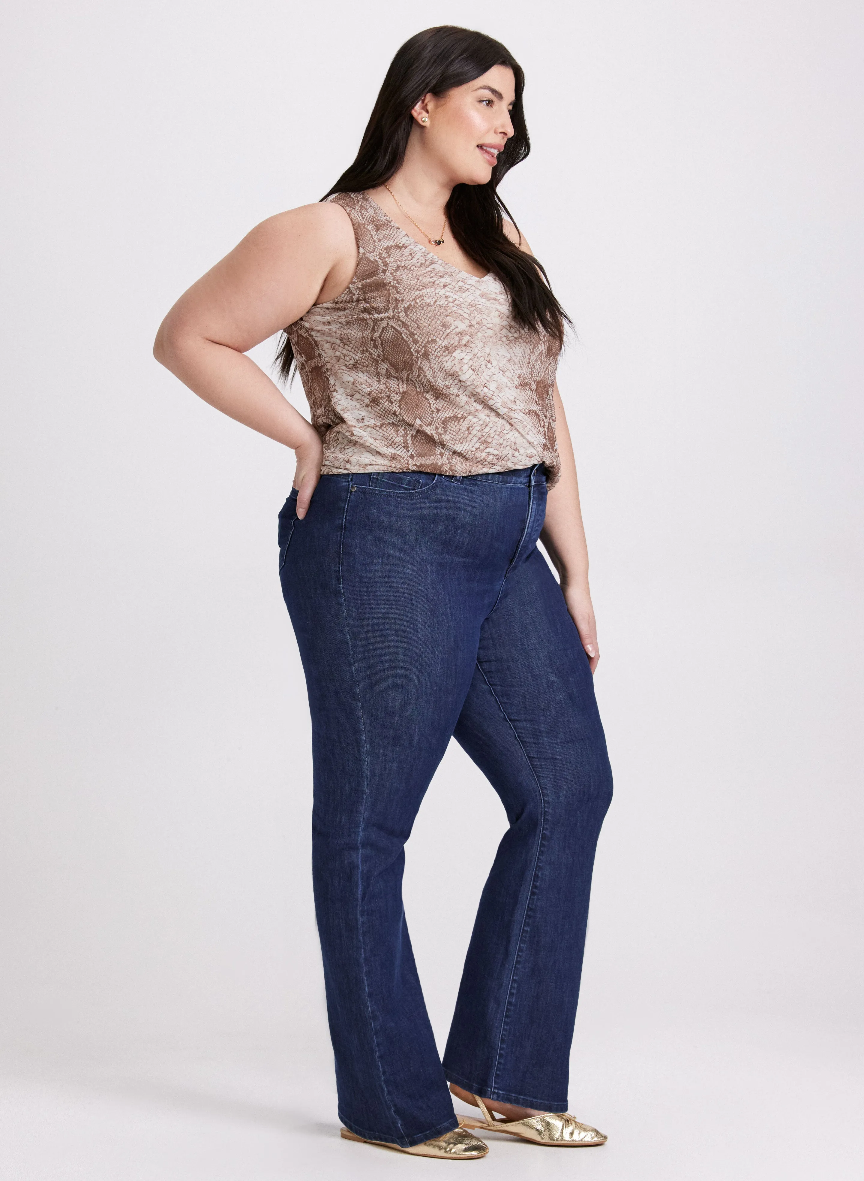 Flare Leg Jeans sold by Laura product image thumbnail 4