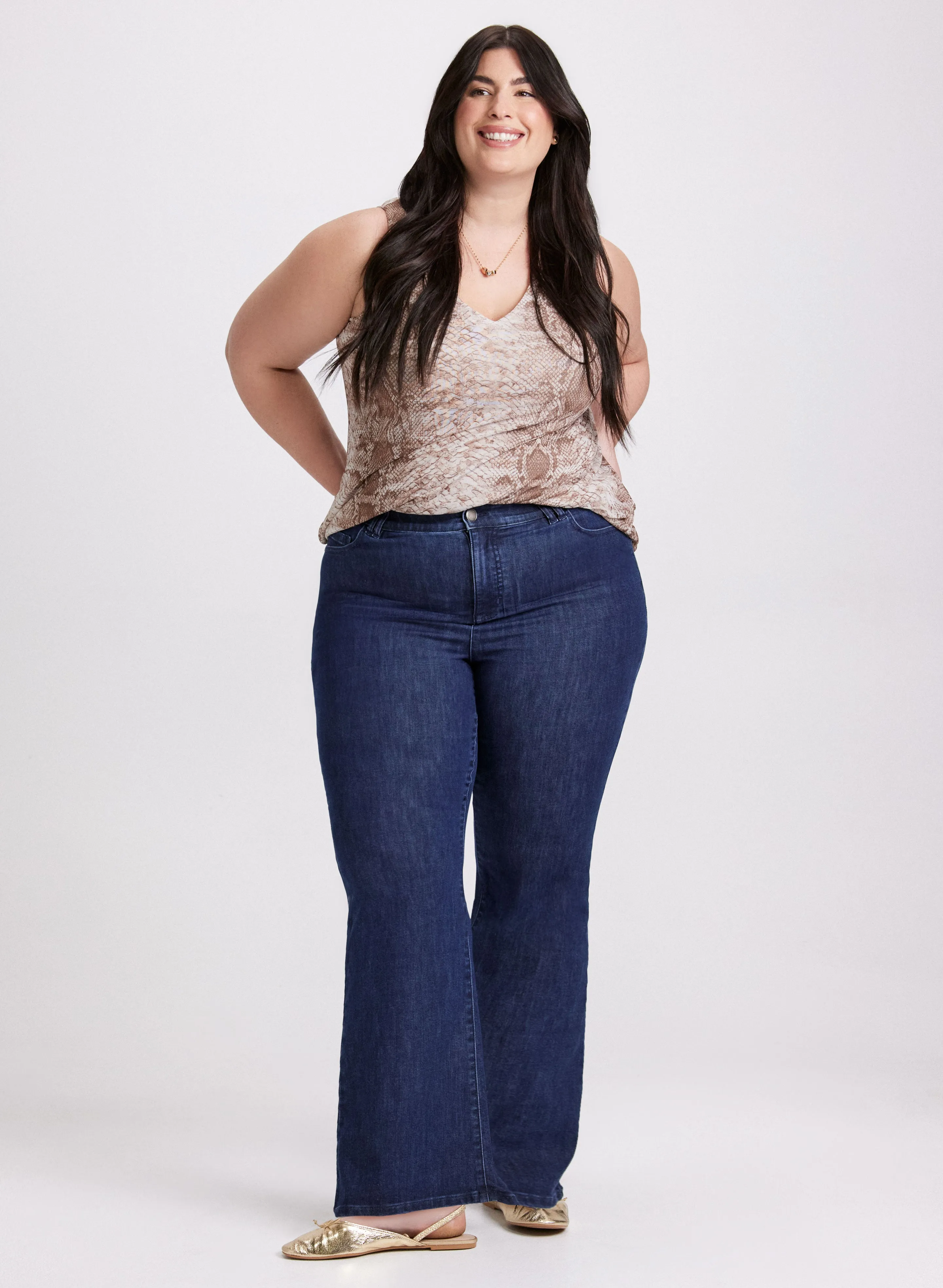 Flare Leg Jeans sold by Laura product image thumbnail 3