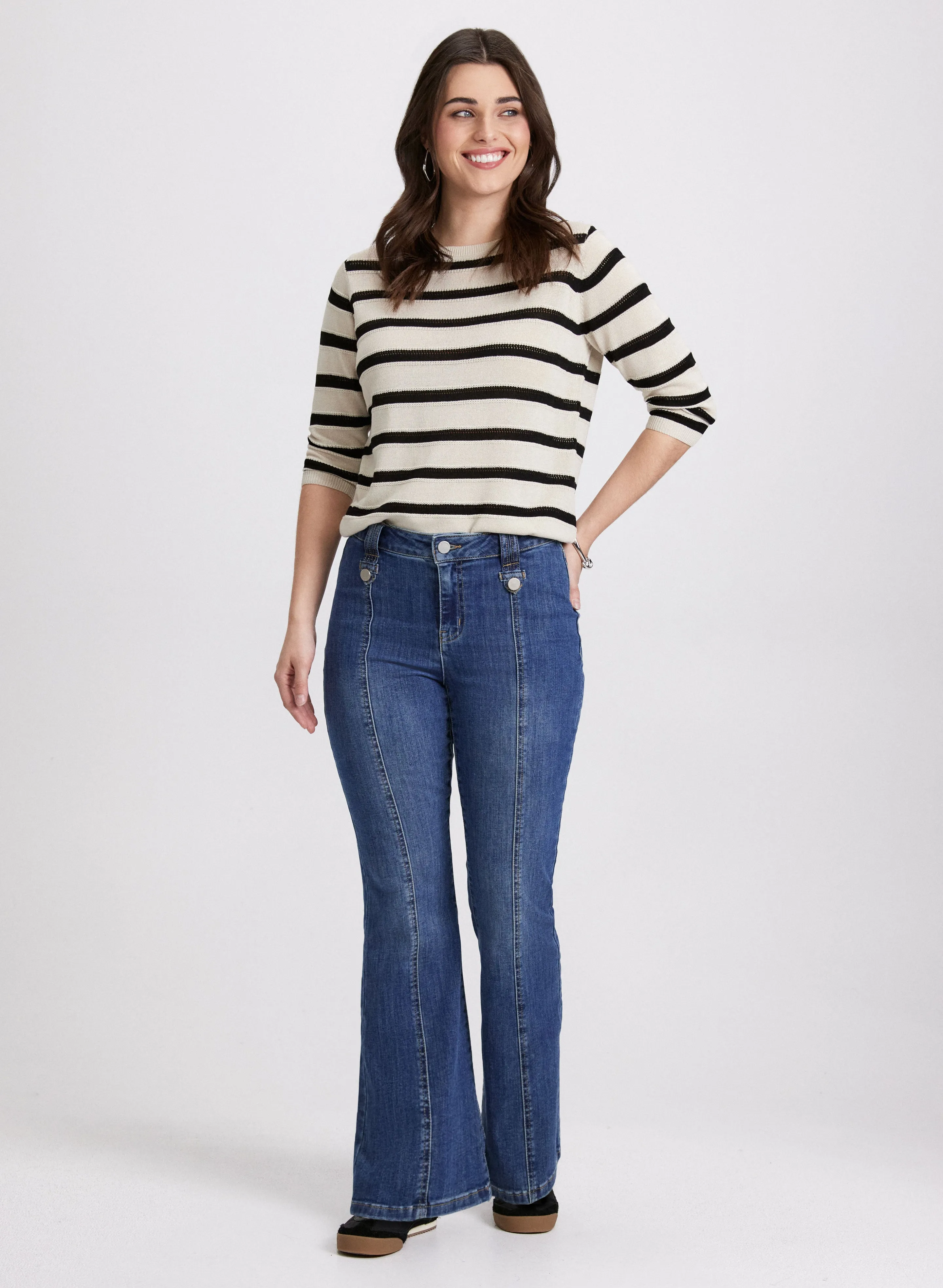 Stripe Knit Pullover sold by Laura product image thumbnail 3