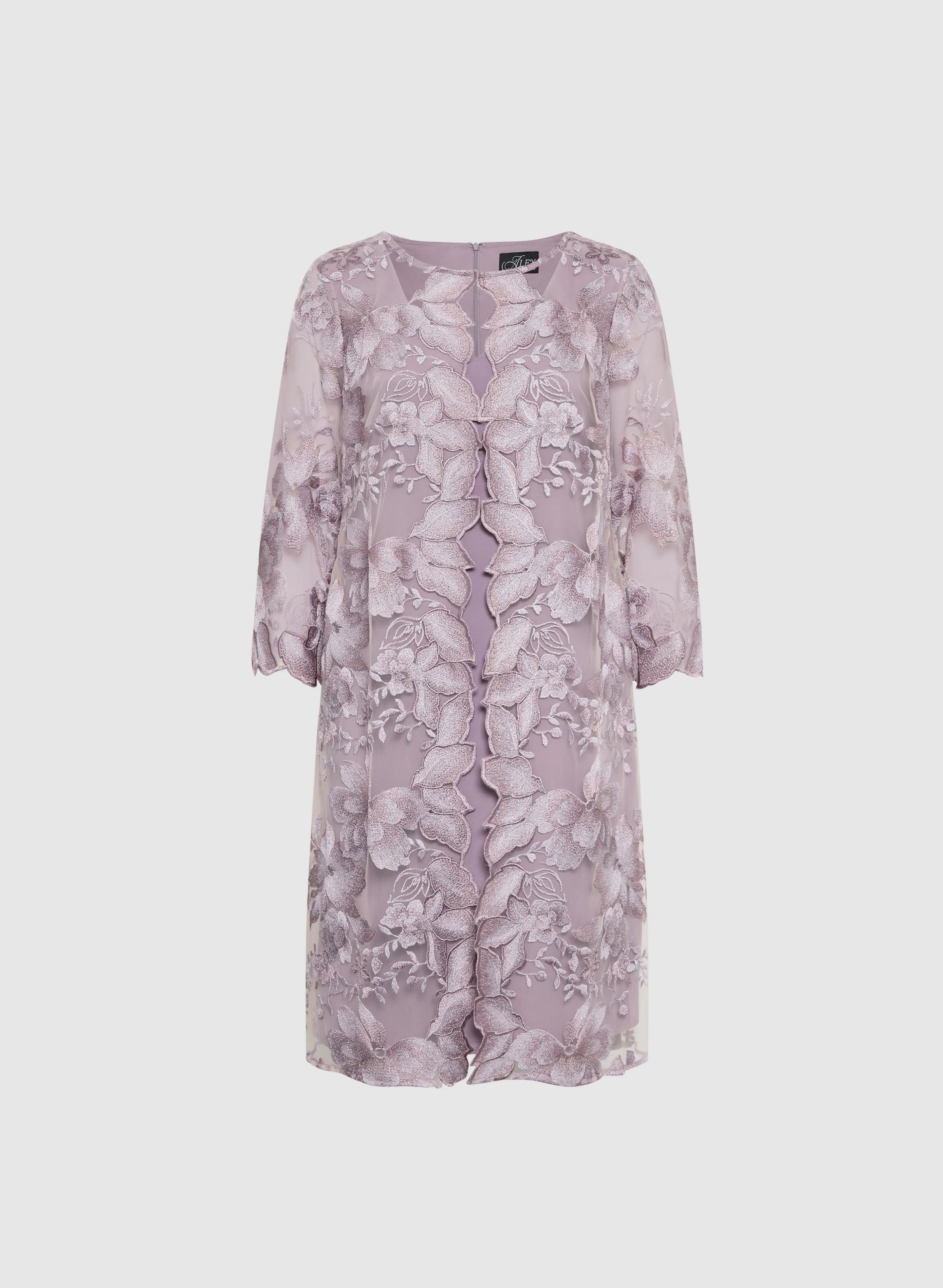 Floral Embroidered Illusion Dress sold by Laura product image thumbnail 5