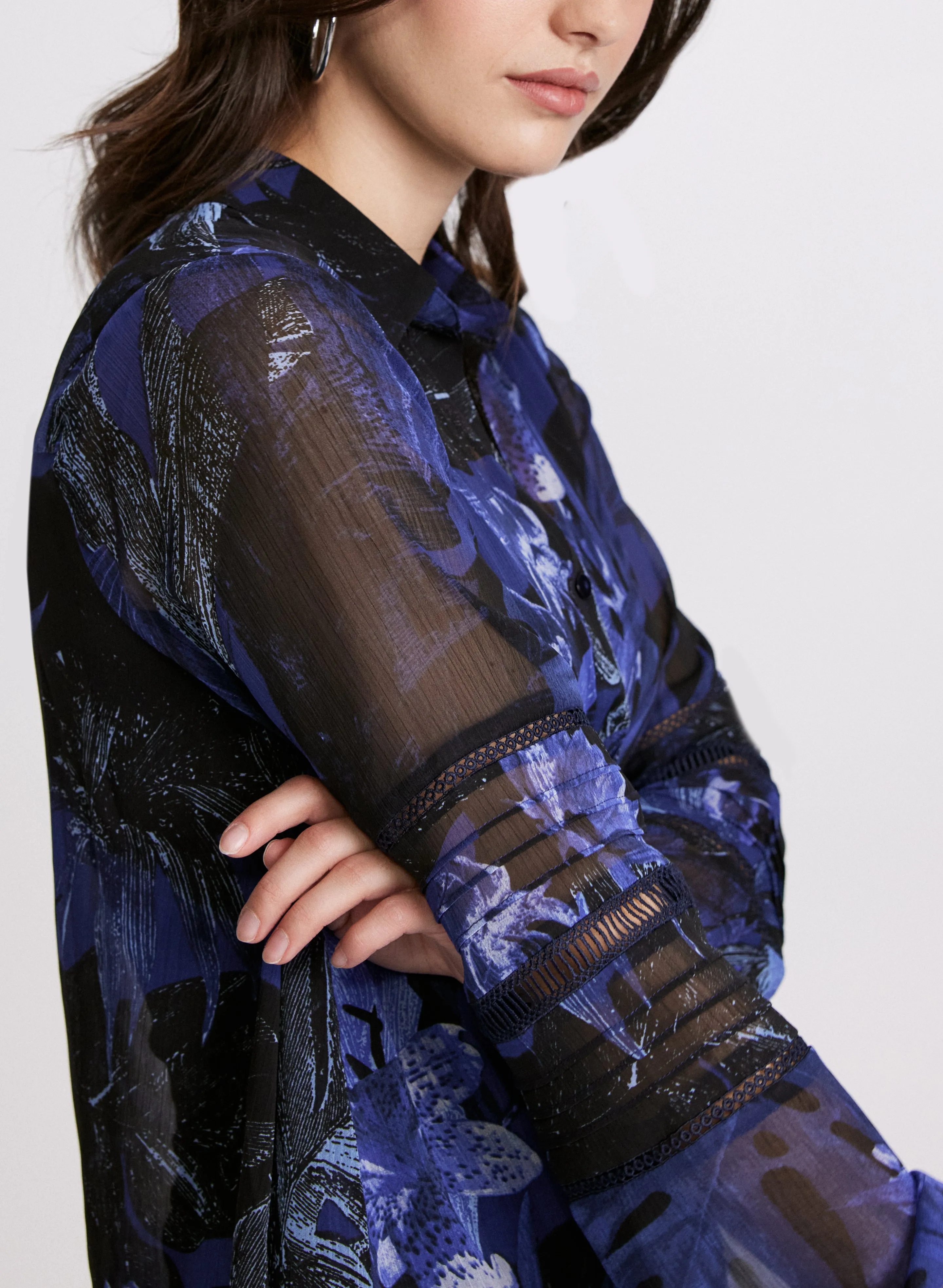 Tropical Button-Down Blouse sold by Laura product image thumbnail 5