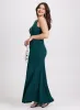 Rhinestone Embellished Maxi Dress sold by Laura